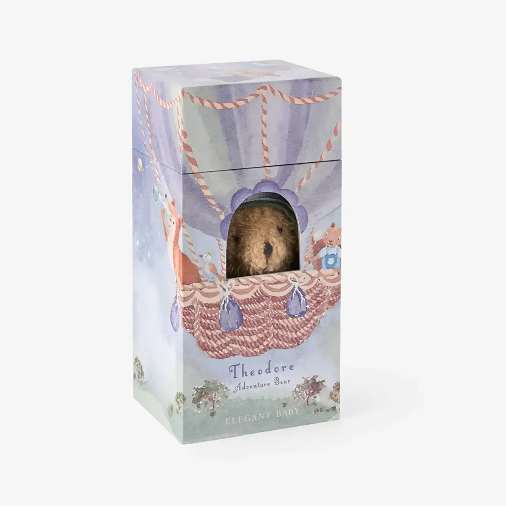 Elegant Baby Theodore the Adventure Bear in Gift Box