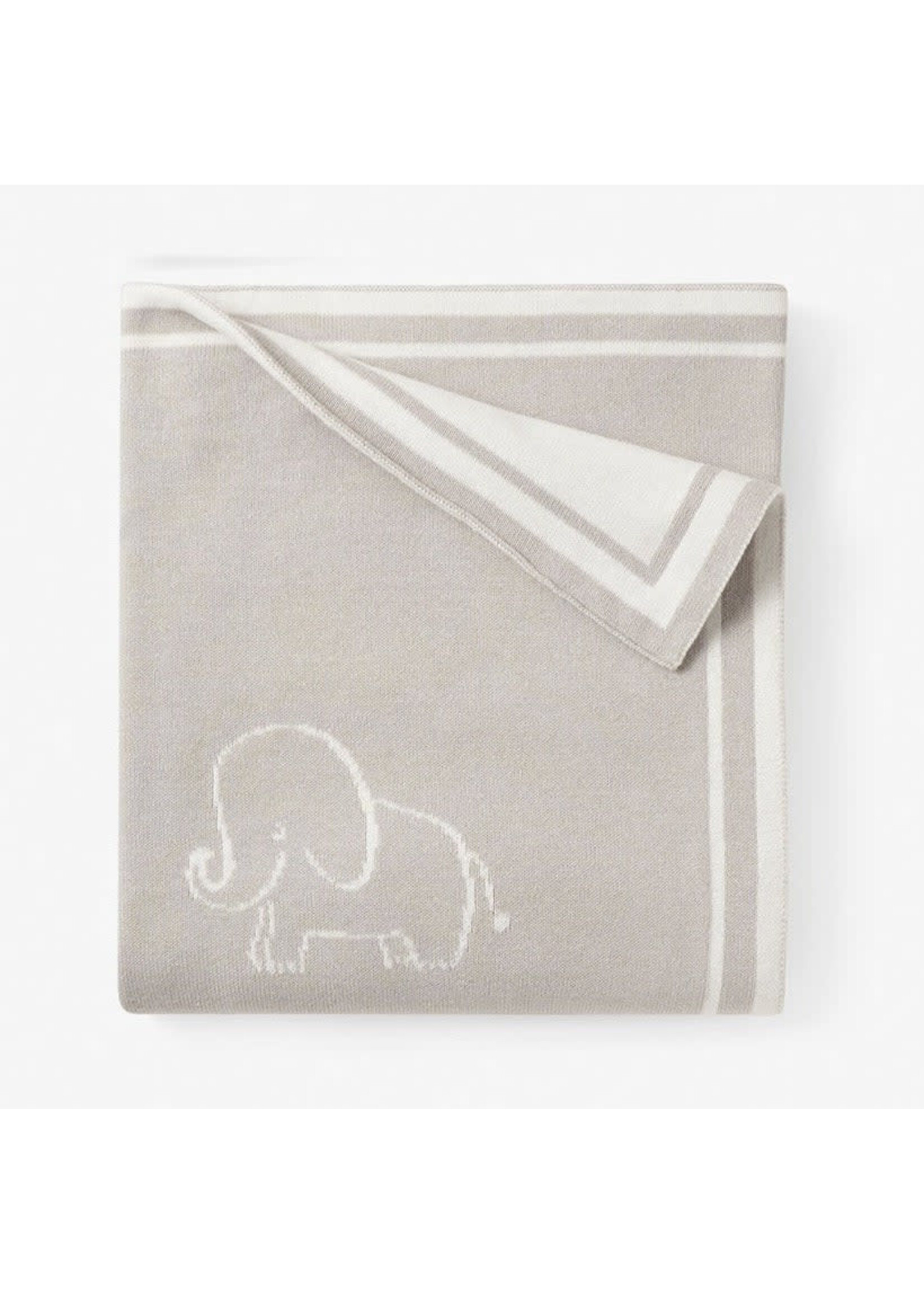 Elegant Baby Elephant All Over Blanket