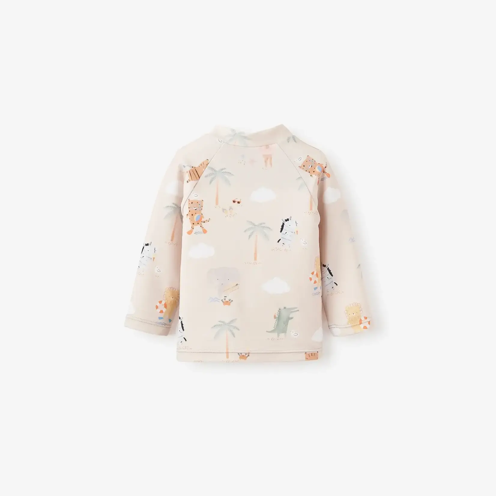 Elegant Baby Seaside Safari Rash Guard 3-6 M - Rainy Day