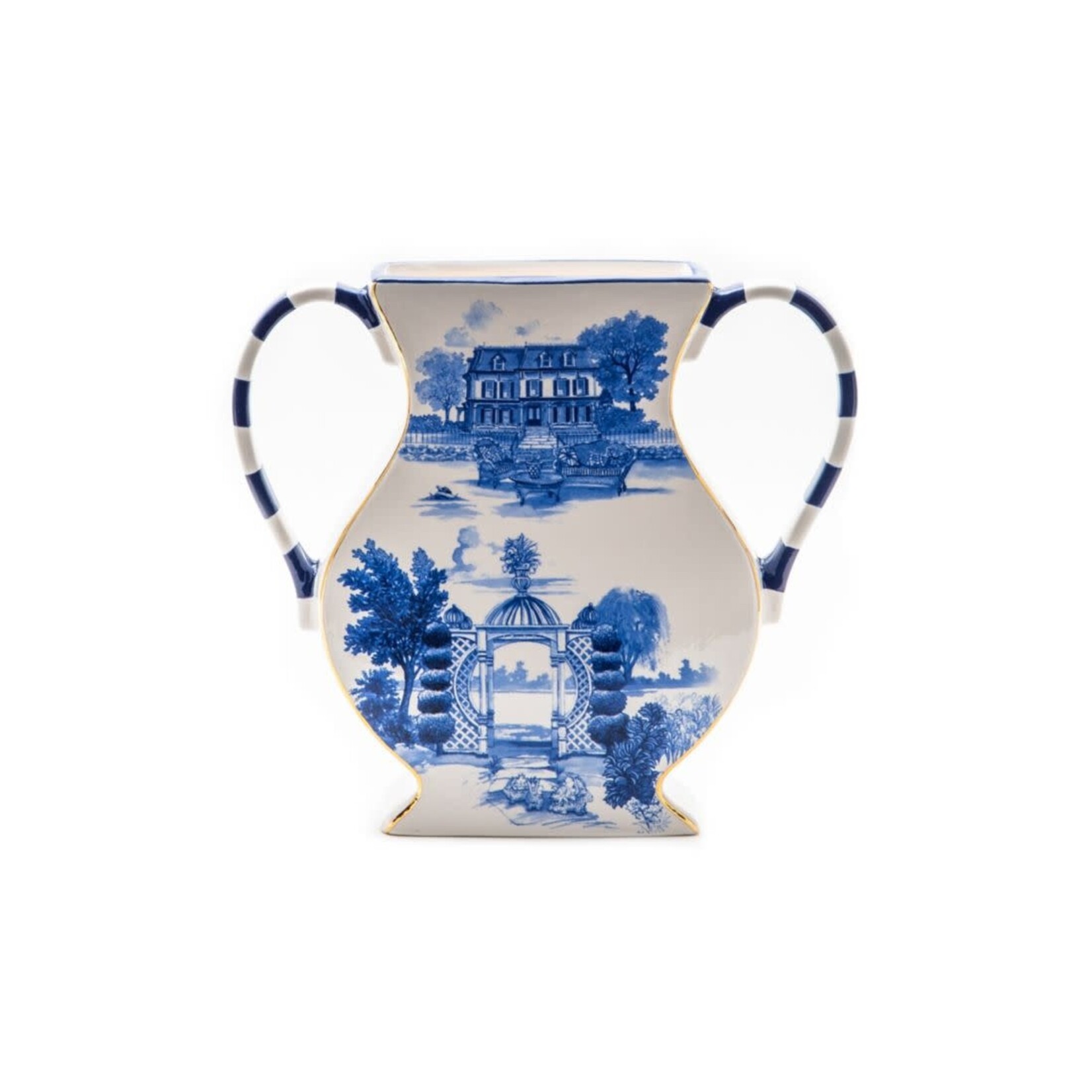 MacKenzie-Childs Royal Toile Vase