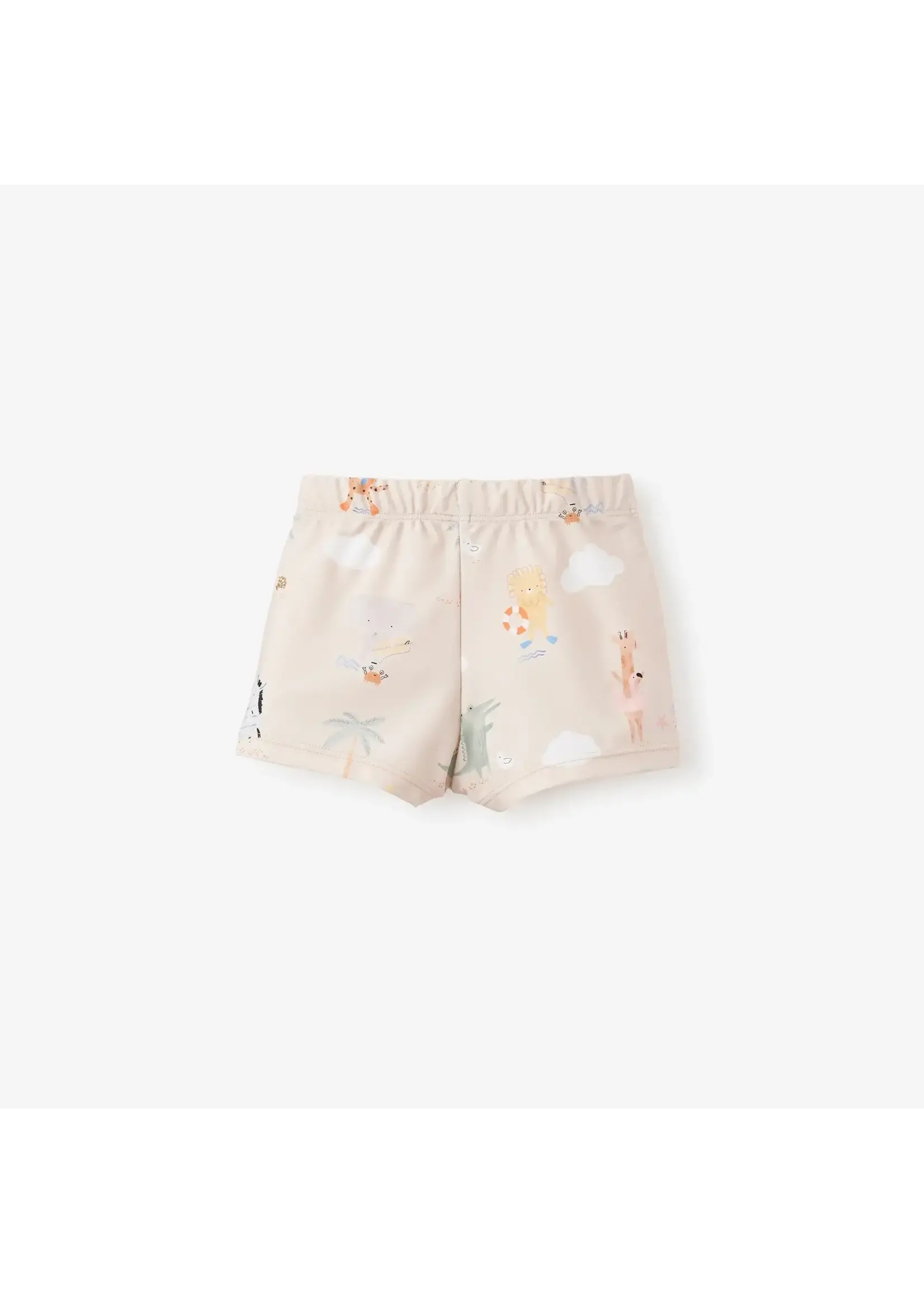 Elegant Baby Seaside Safari Swim Shorts 3-6 M - Rainy Day