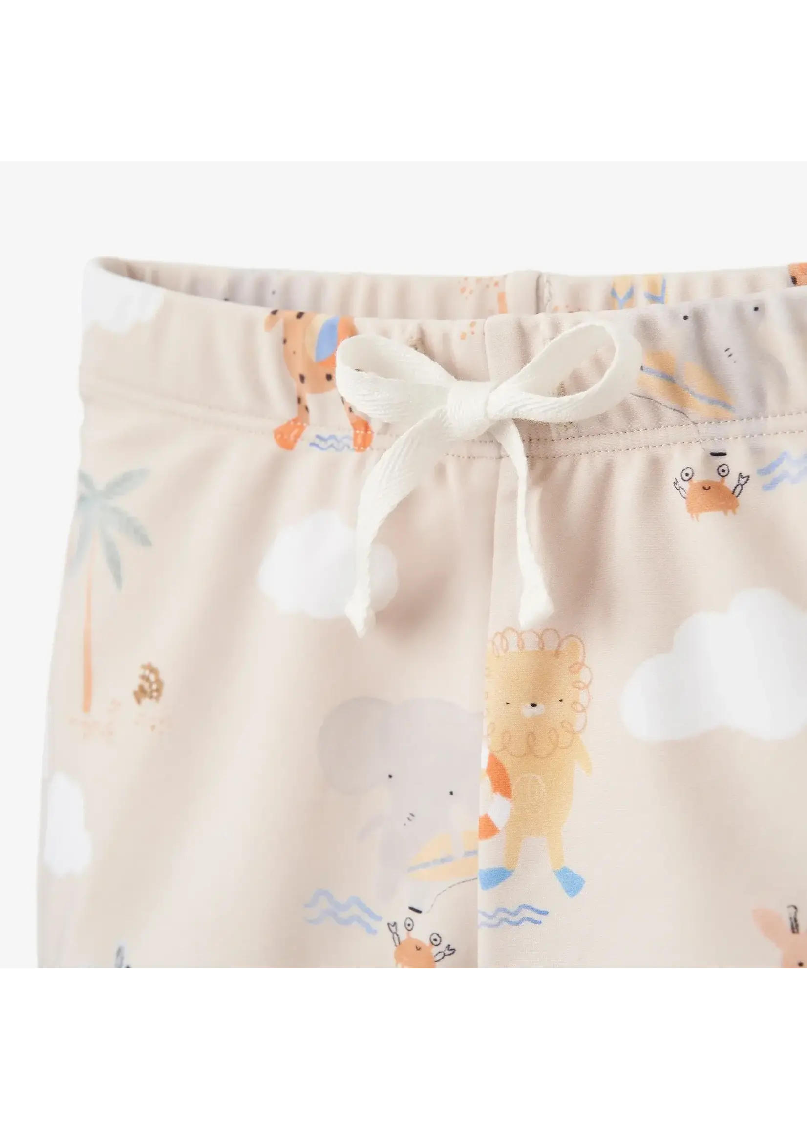 Elegant Baby Seaside Safari Swim Shorts 3-6 M - Rainy Day