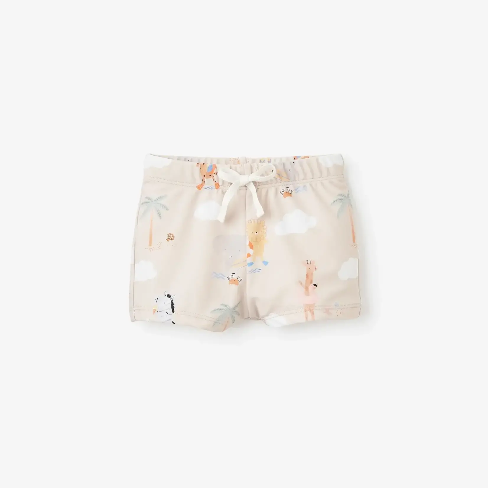 Elegant Baby Seaside Safari Swim Shorts 9 -12 M - Rainy Day