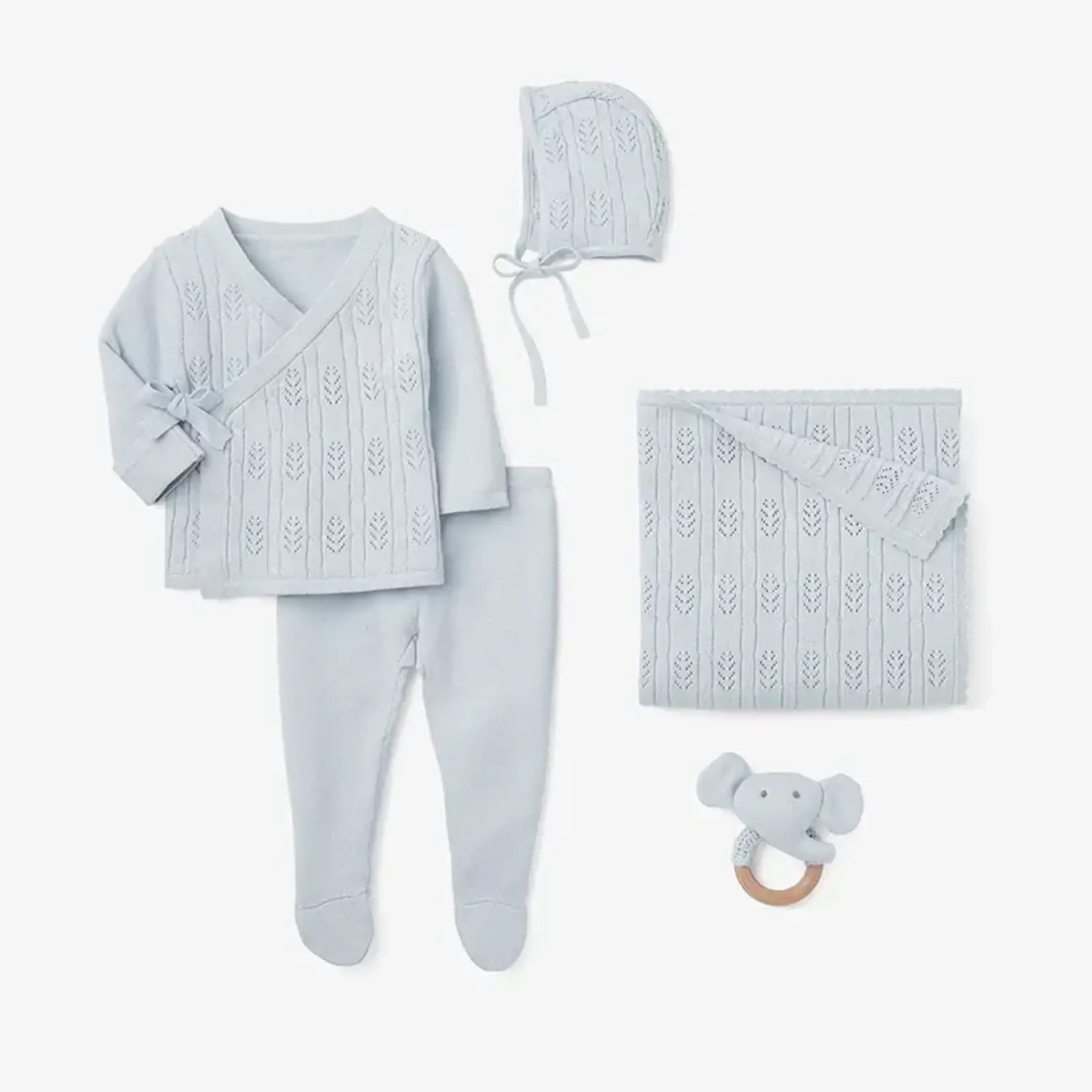 Elegant Baby Layette Giftbox Set 0-3M - Blue