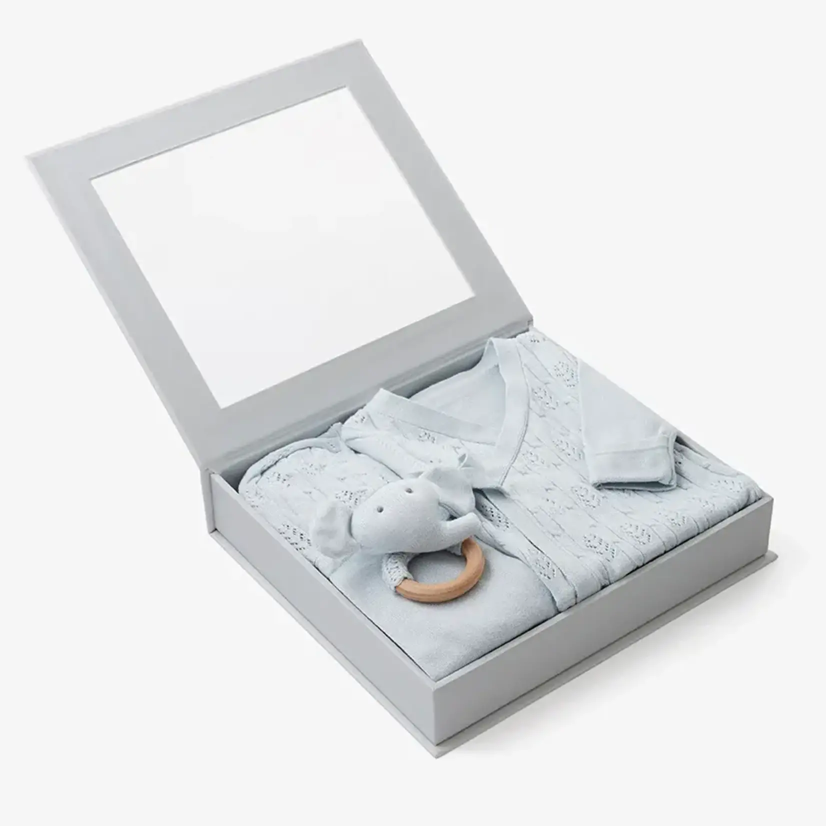 Elegant Baby Layette Giftbox Set 0-3M - Blue