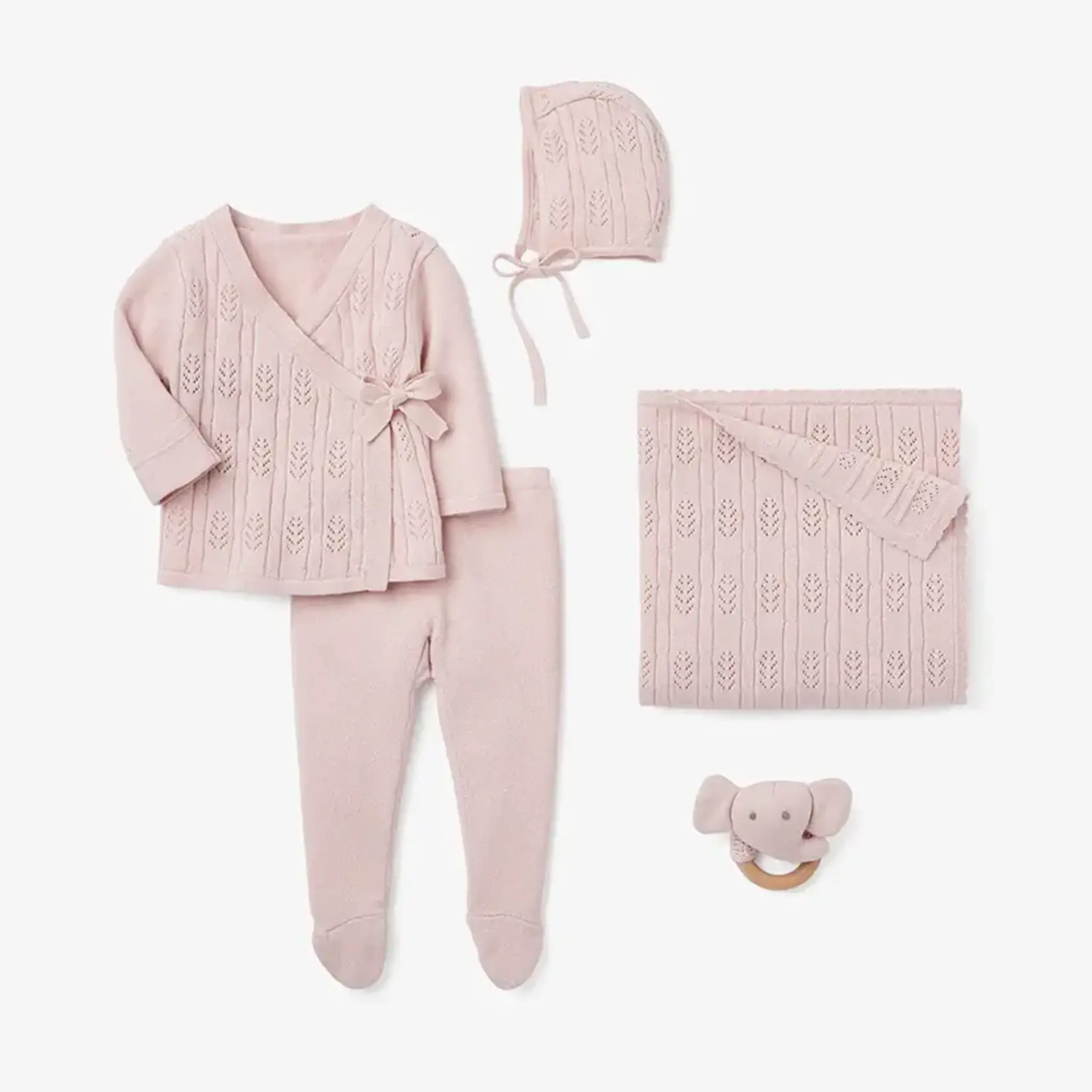 Elegant Baby Layette Giftbox Set 0-3M - Blush Pink