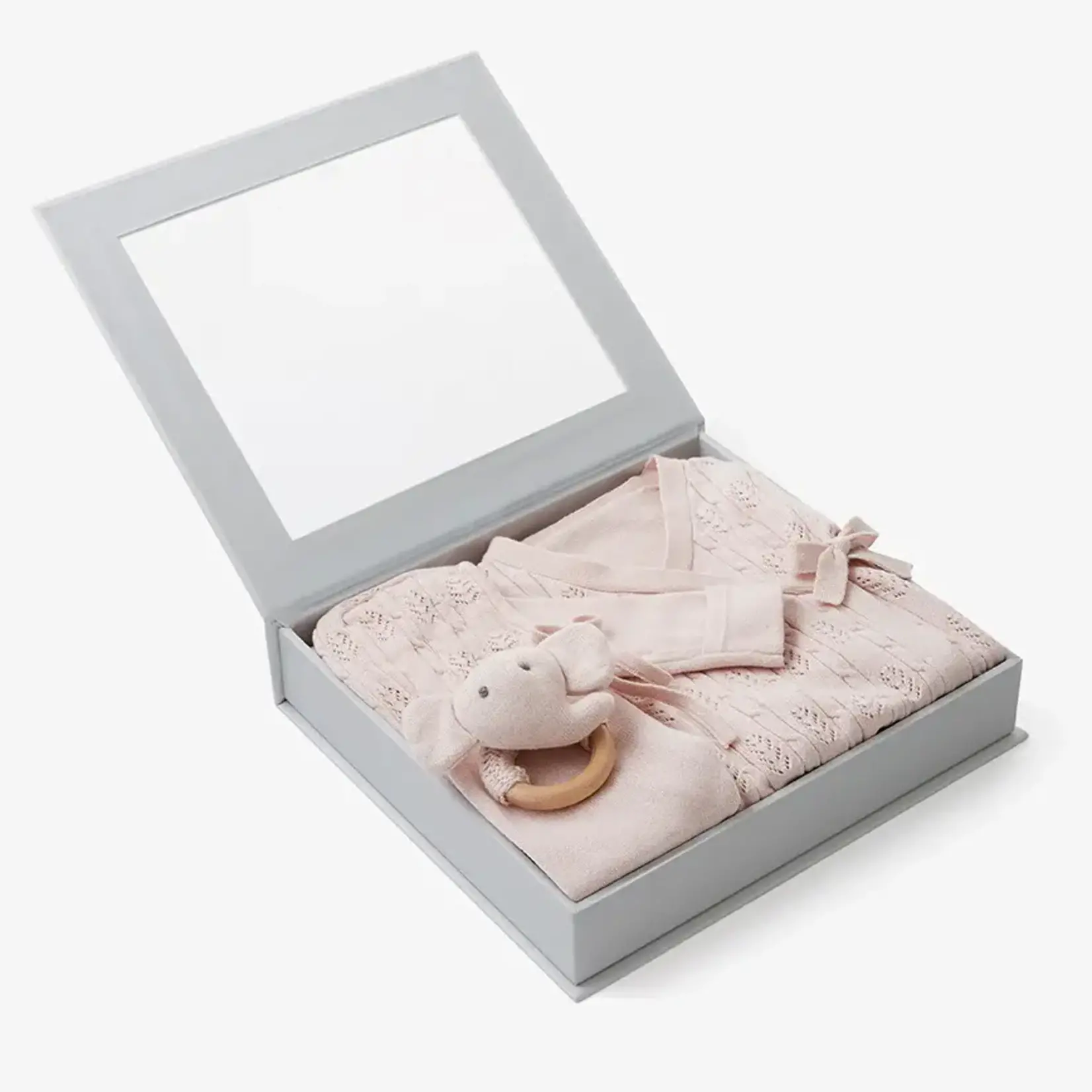 Elegant Baby Layette Giftbox Set 0-3M - Blush Pink