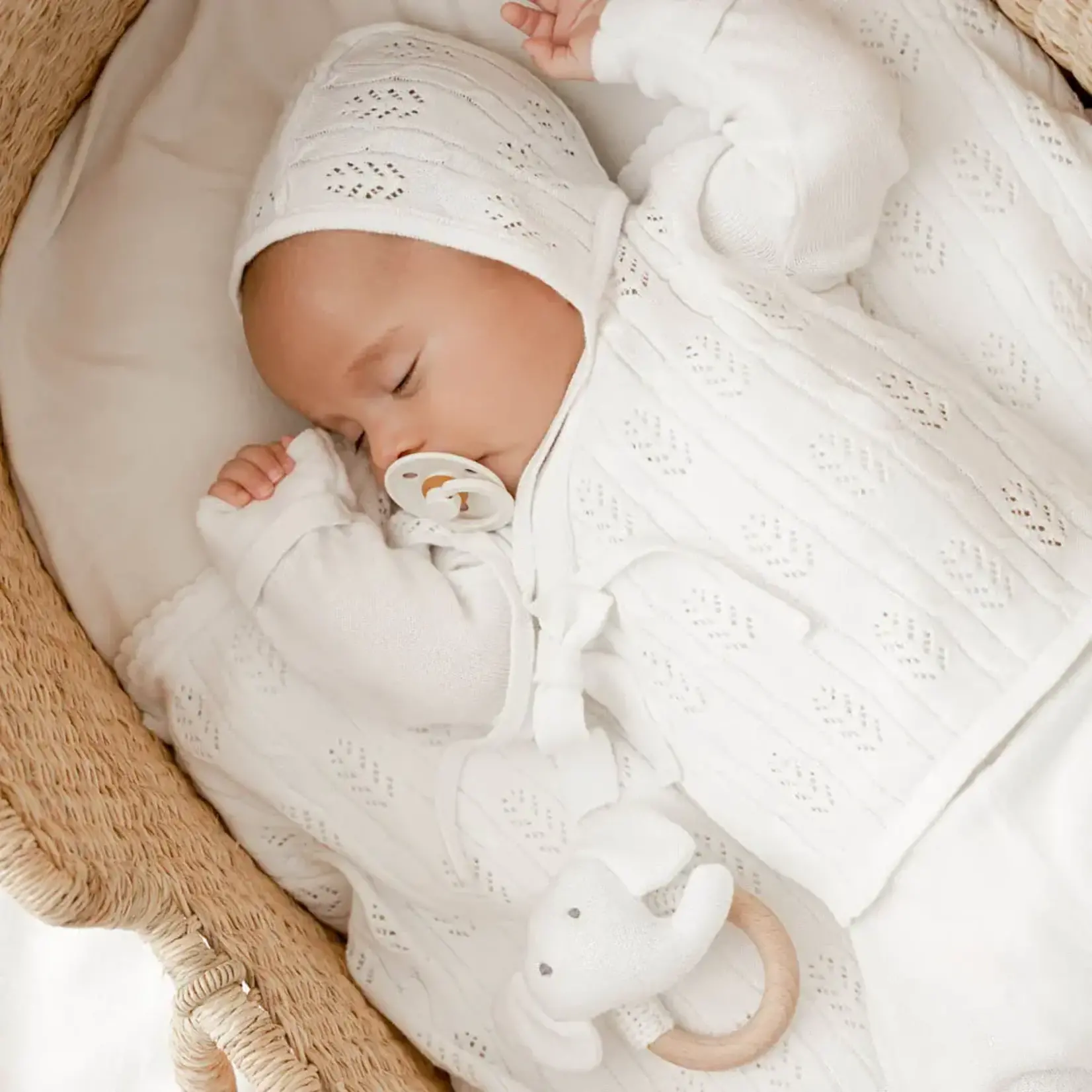 Elegant Baby Layette Giftbox Set 0-3M- White