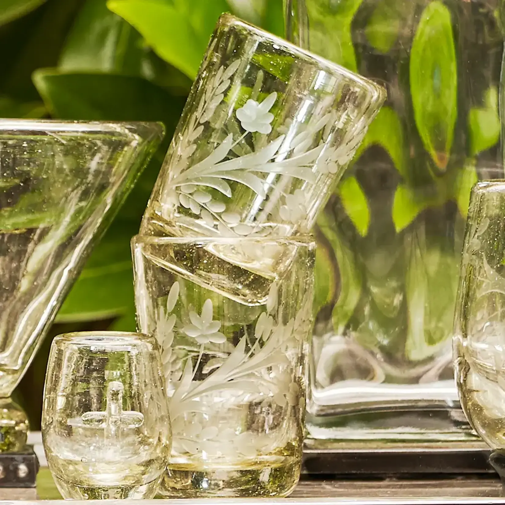Jan Barboglio El Predilecto Vaso w/ Pepita Etched