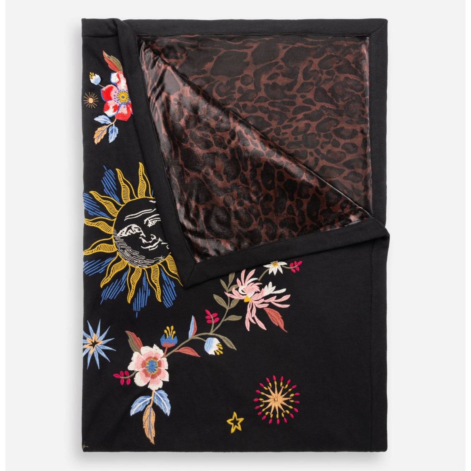 Johnny Was Celestin Throw Blanket - Black