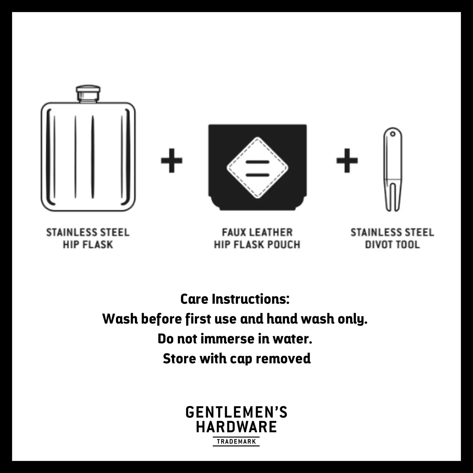Gentleman's Hardware Golfer's Hip Flask & Divot Tool Set