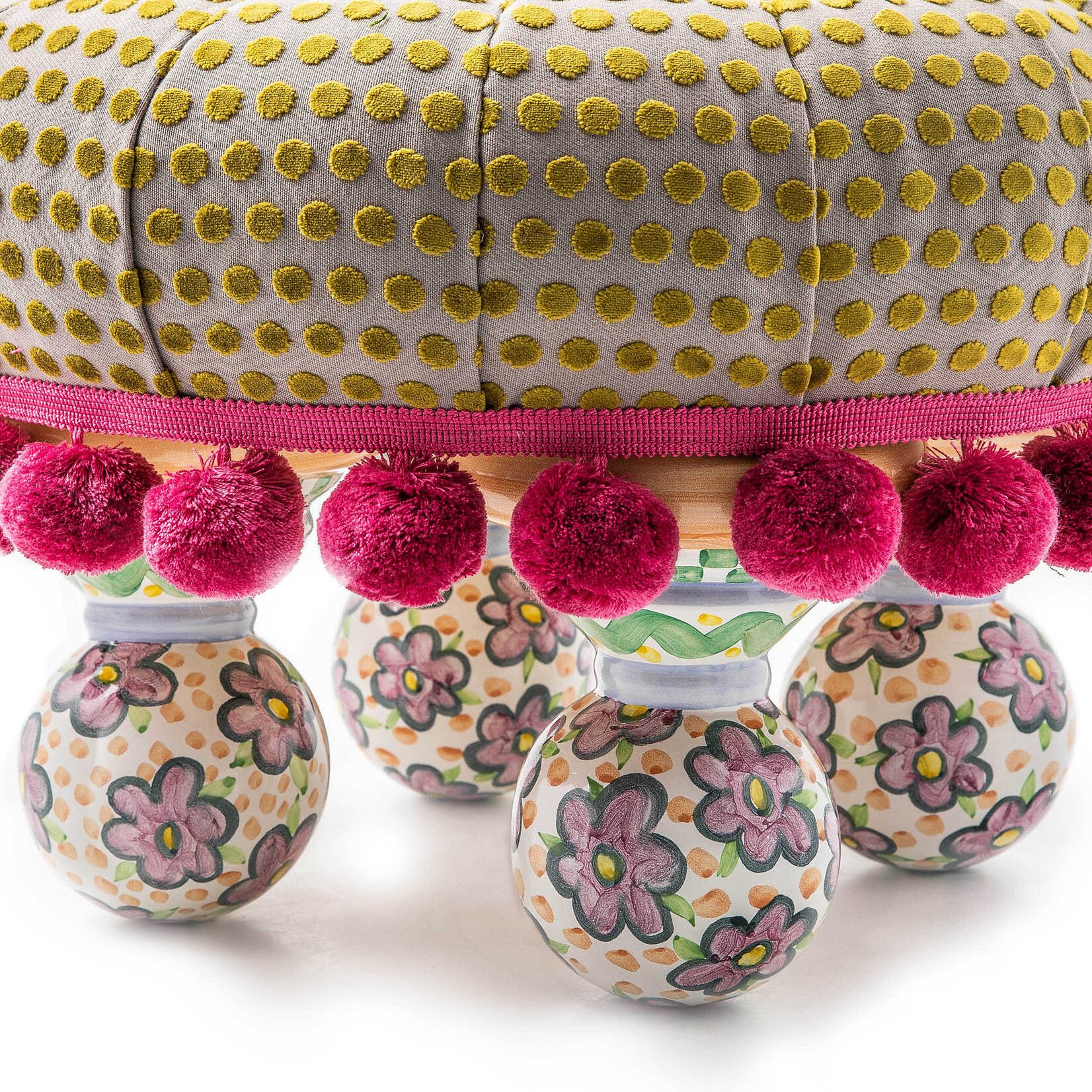 MacKenzie-Childs magnifique tuffet