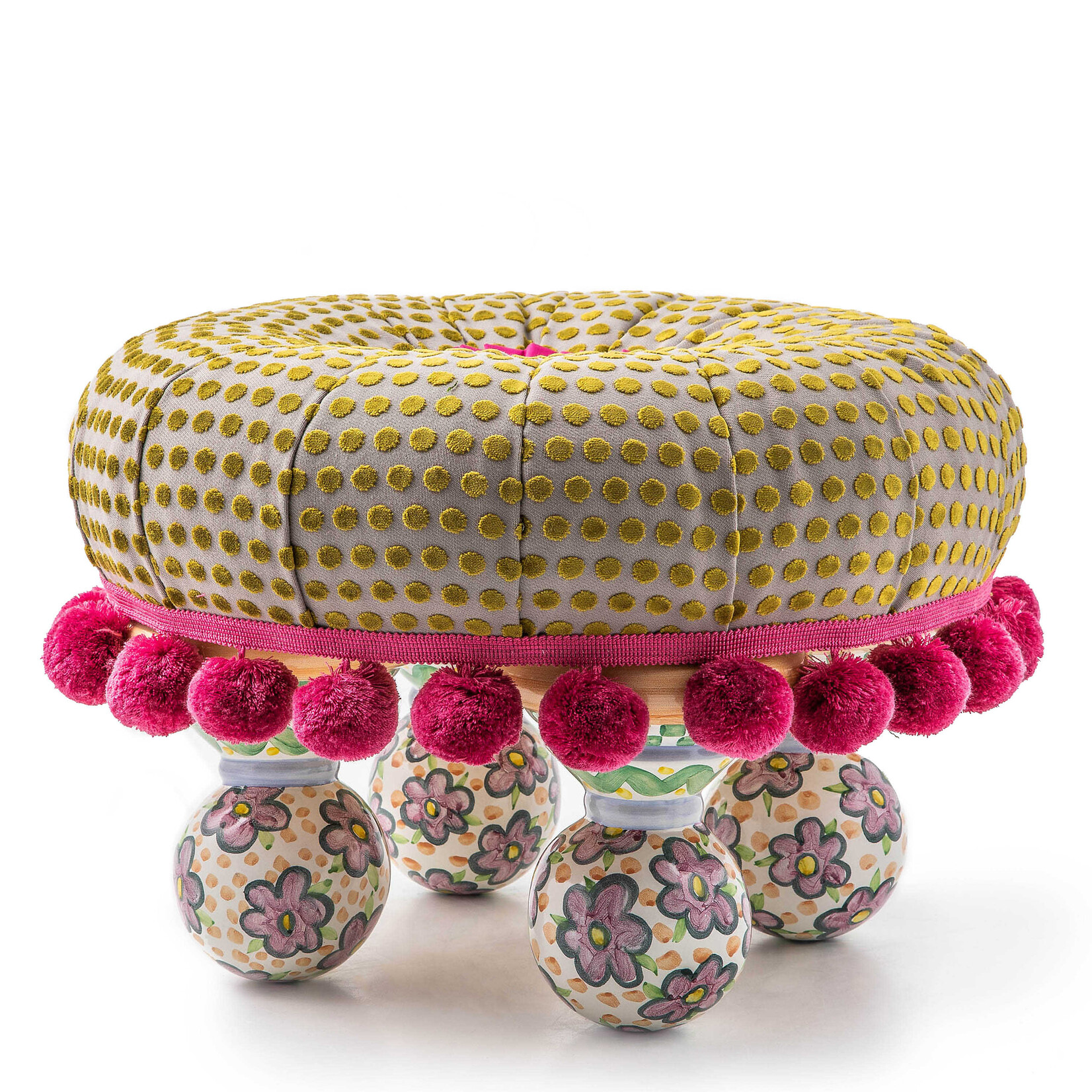 MacKenzie-Childs magnifique tuffet