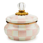MacKenzie-Childs Rosy Check Squashed Pot