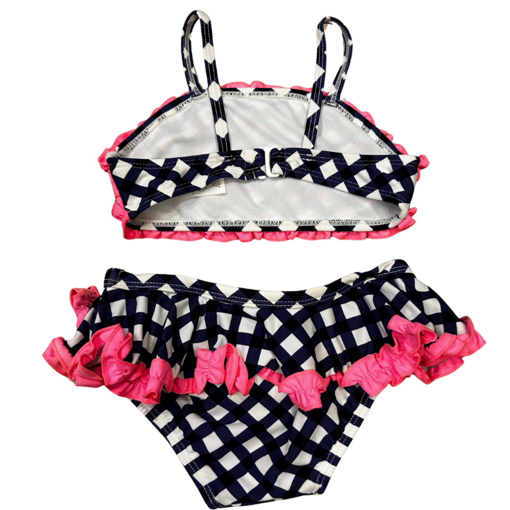 Hartstrings 2 Piece Swim Suit - Blue & White Chevron -18 Months