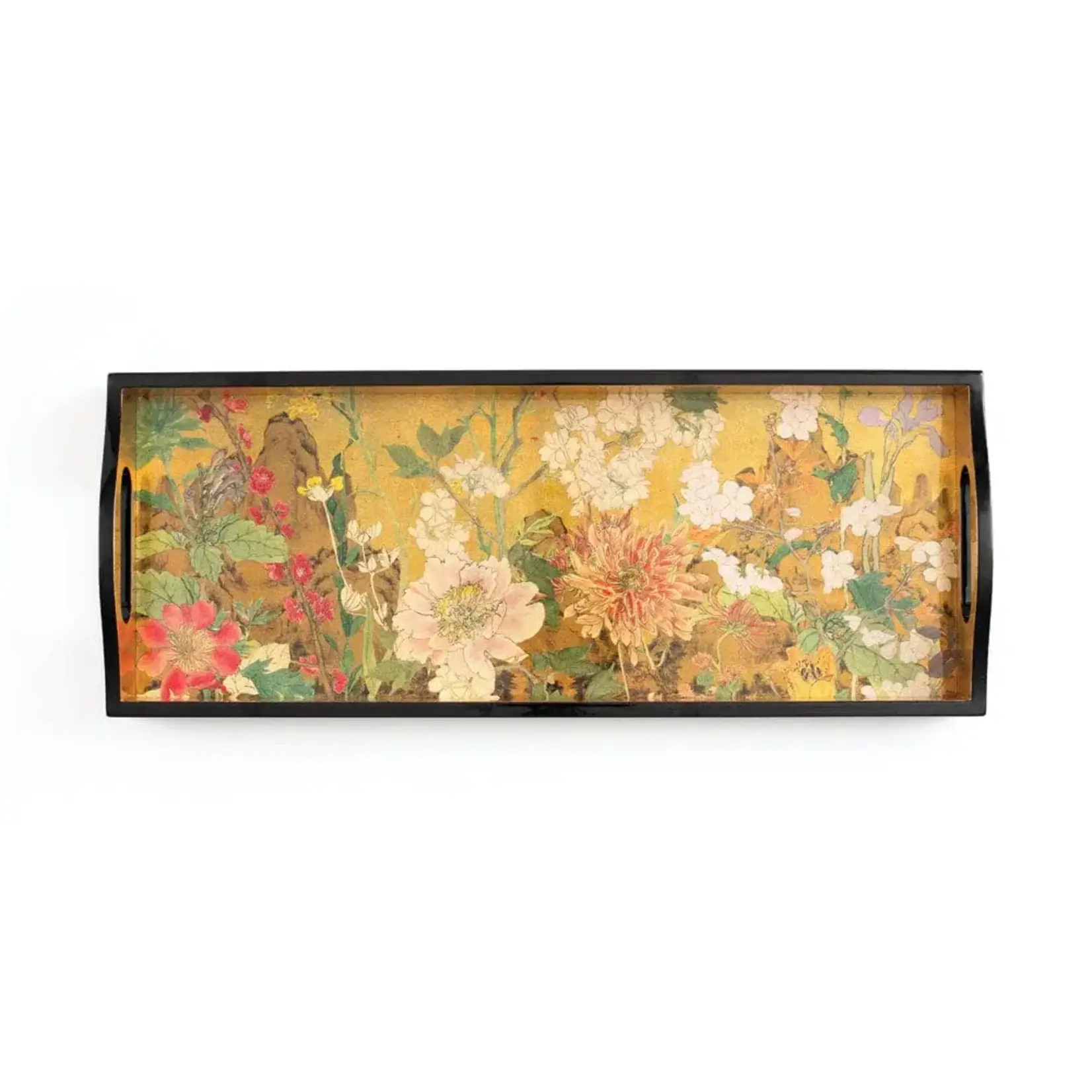 Caspari Mountain High Lacquer Bar Tray - 20x8