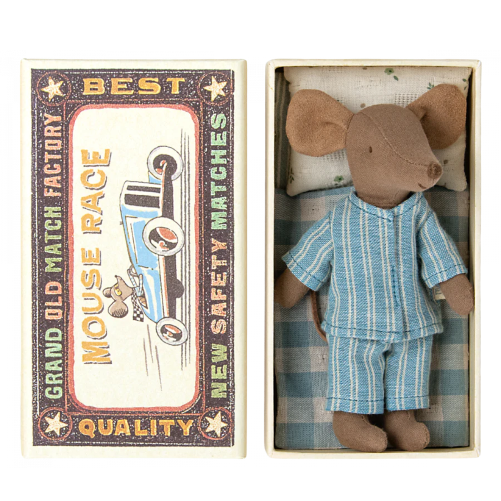 Maileg USA Big Brother Mouse in Matchbox