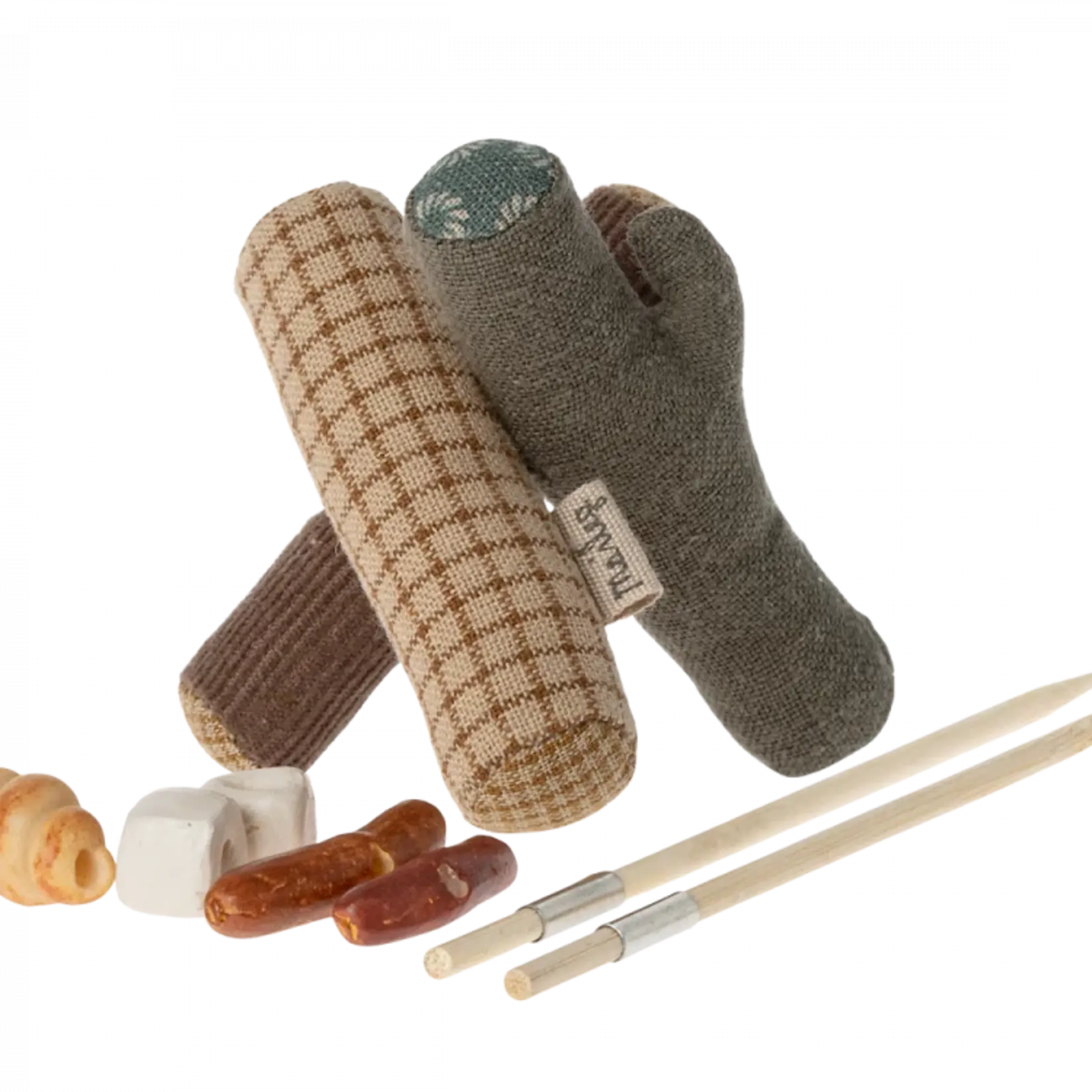 Maileg USA Bonfire Set, Mouse