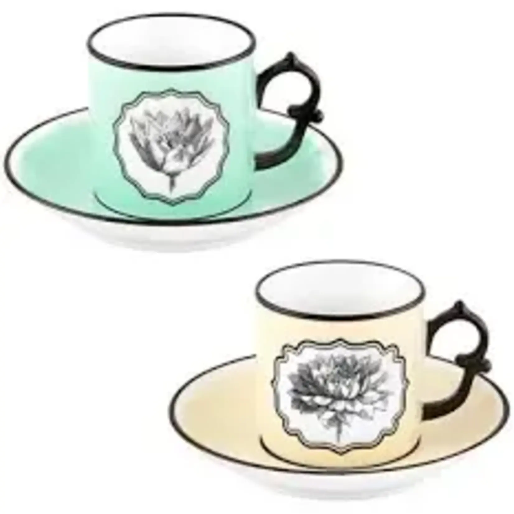 Vista Alegre CHRISTIAN LACROIX COFFEE CUP & SAUCER, SET OF 2