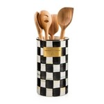 MacKenzie-Childs courtly check utensil holder