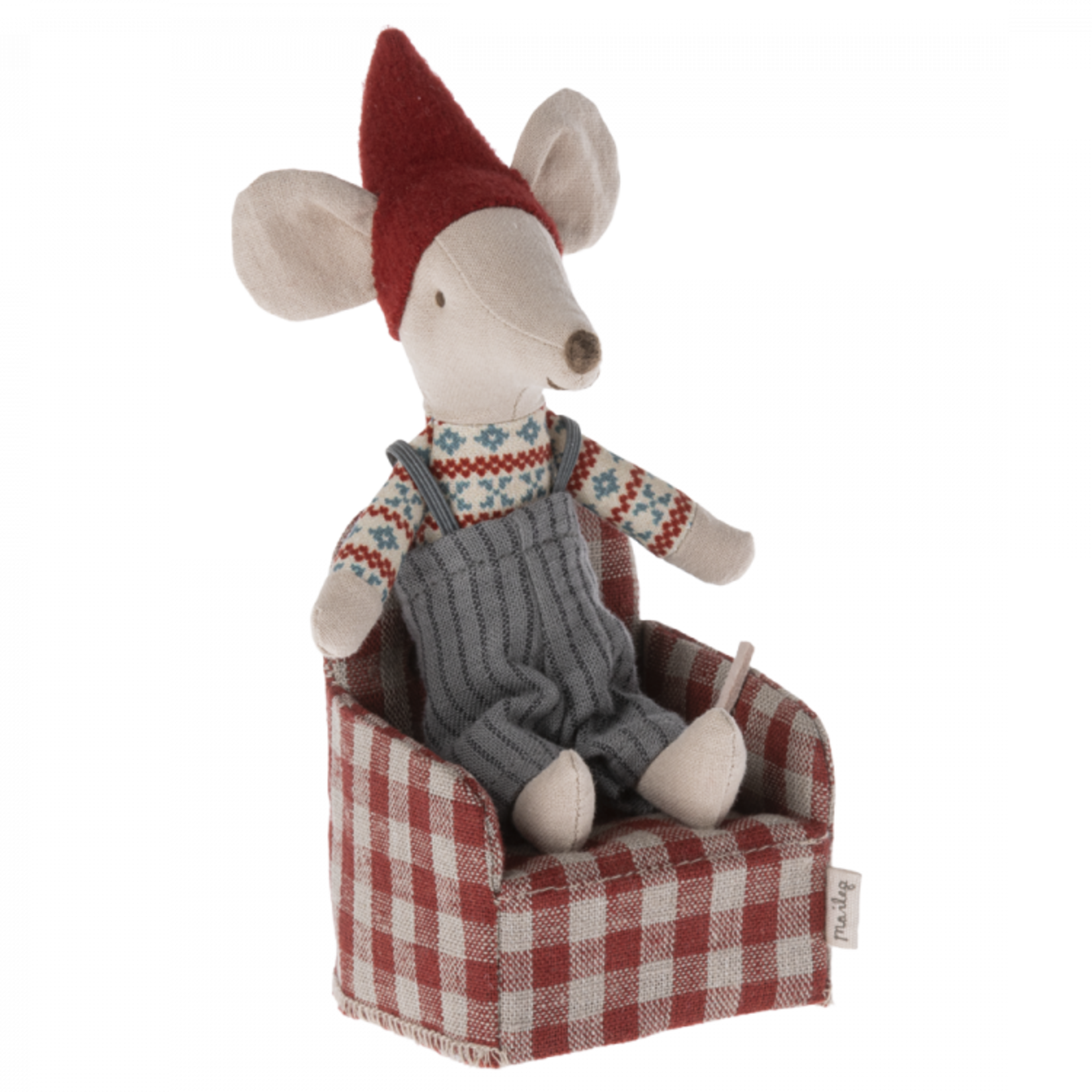 Maileg USA Chair, Mouse - Red 24'