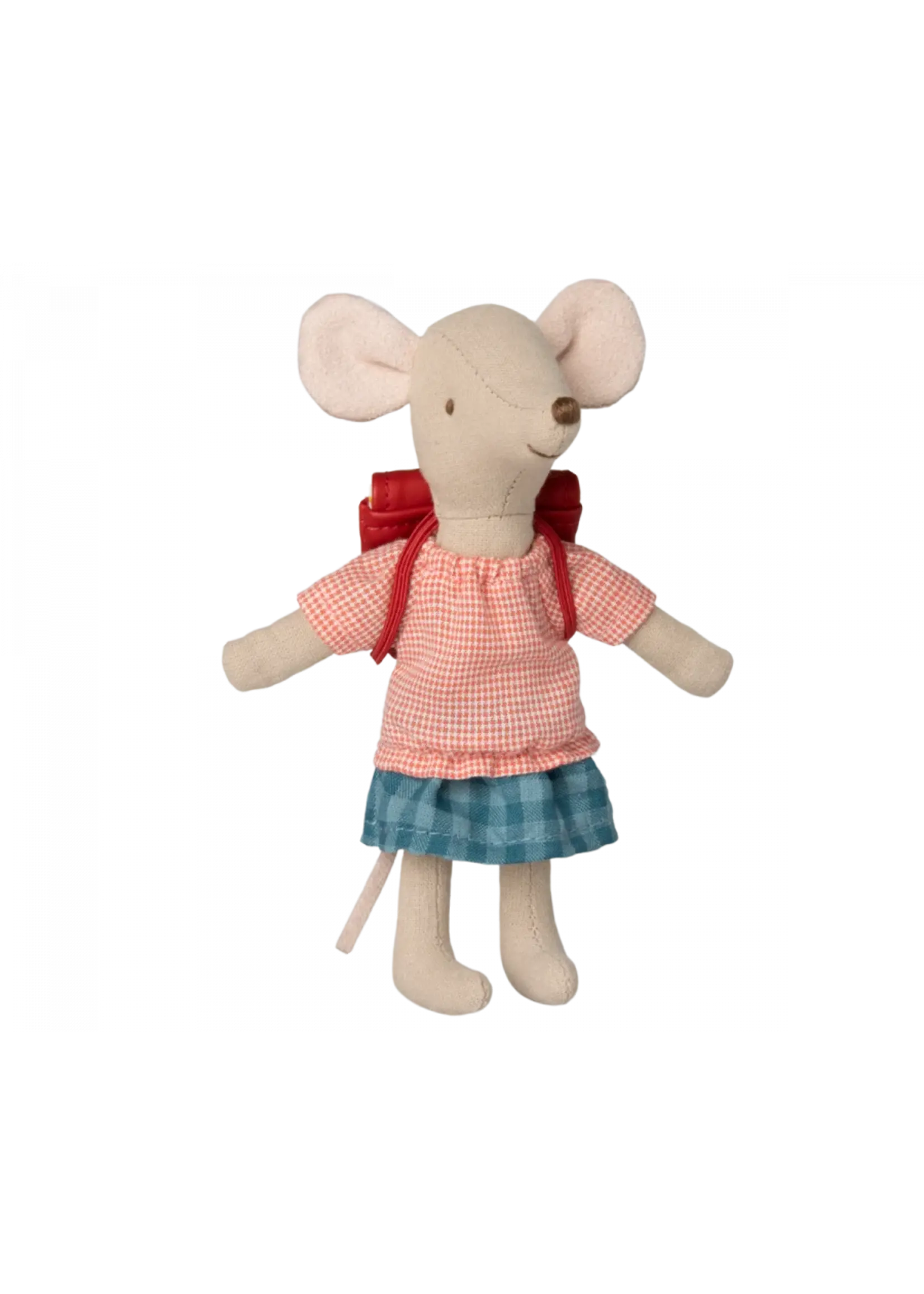 Maileg USA Clothes and Bag, Big Sister Mouse-Red