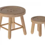 Maileg USA Table and Stool Set, Mouse