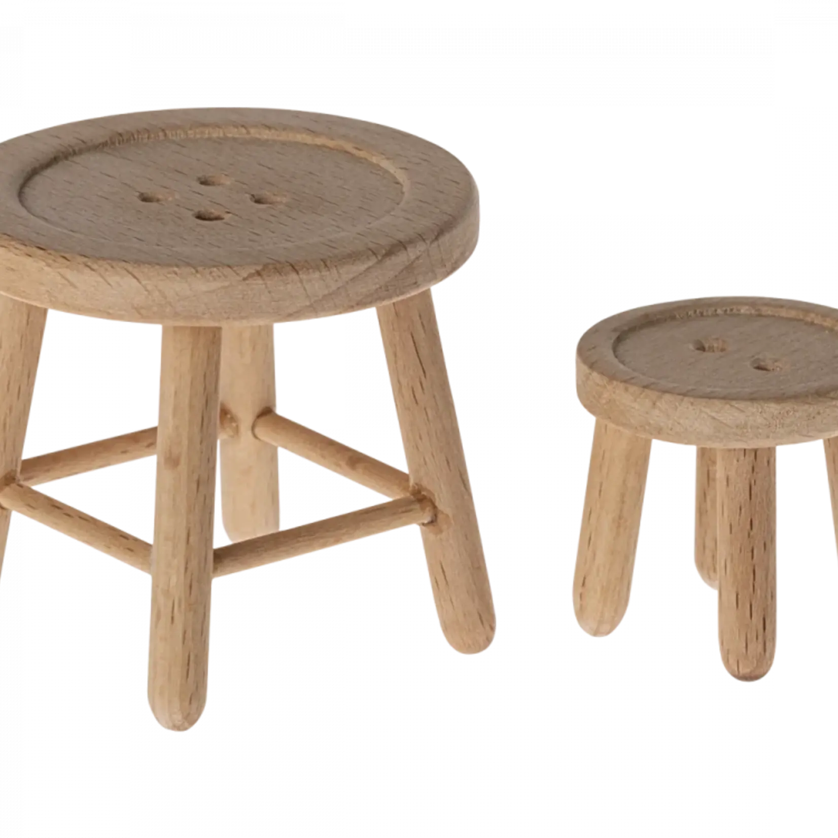 Maileg USA Table and Stool Set, Mouse