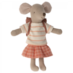 Maileg USA Tricycle Mouse, Big sister - Coral
