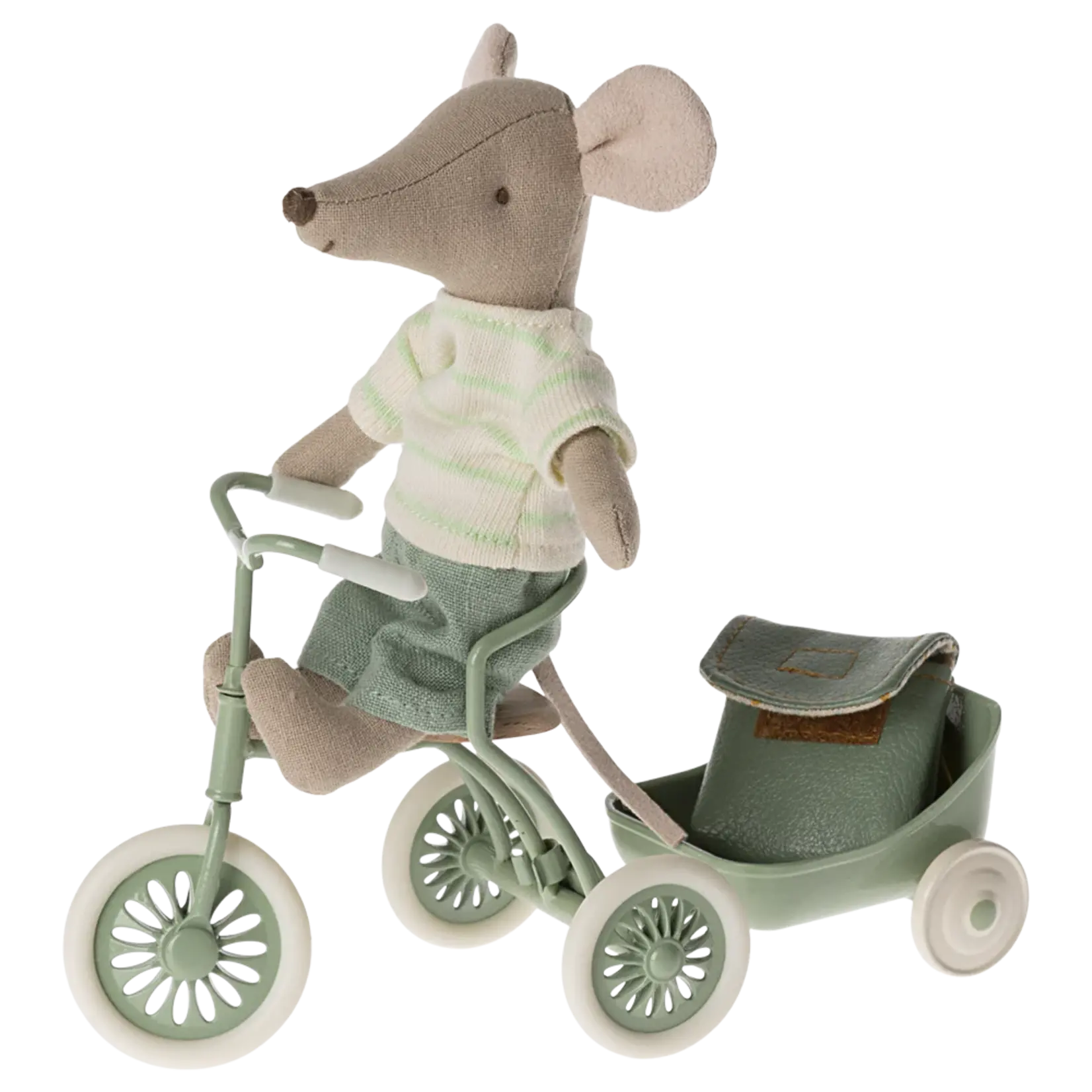 Maileg USA Abri à tricycle, Mouse - Green