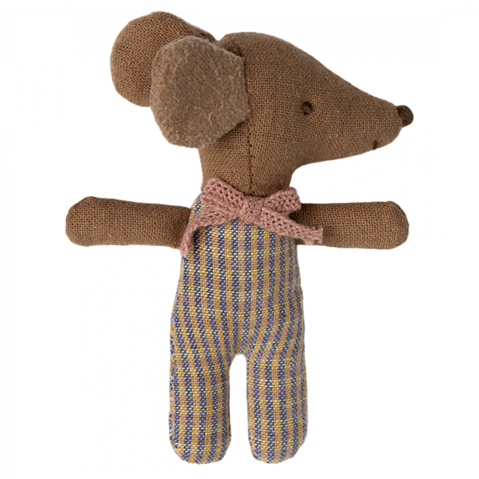 Maileg USA Sleepy Wakey Baby Mouse in Matchbox - Rose