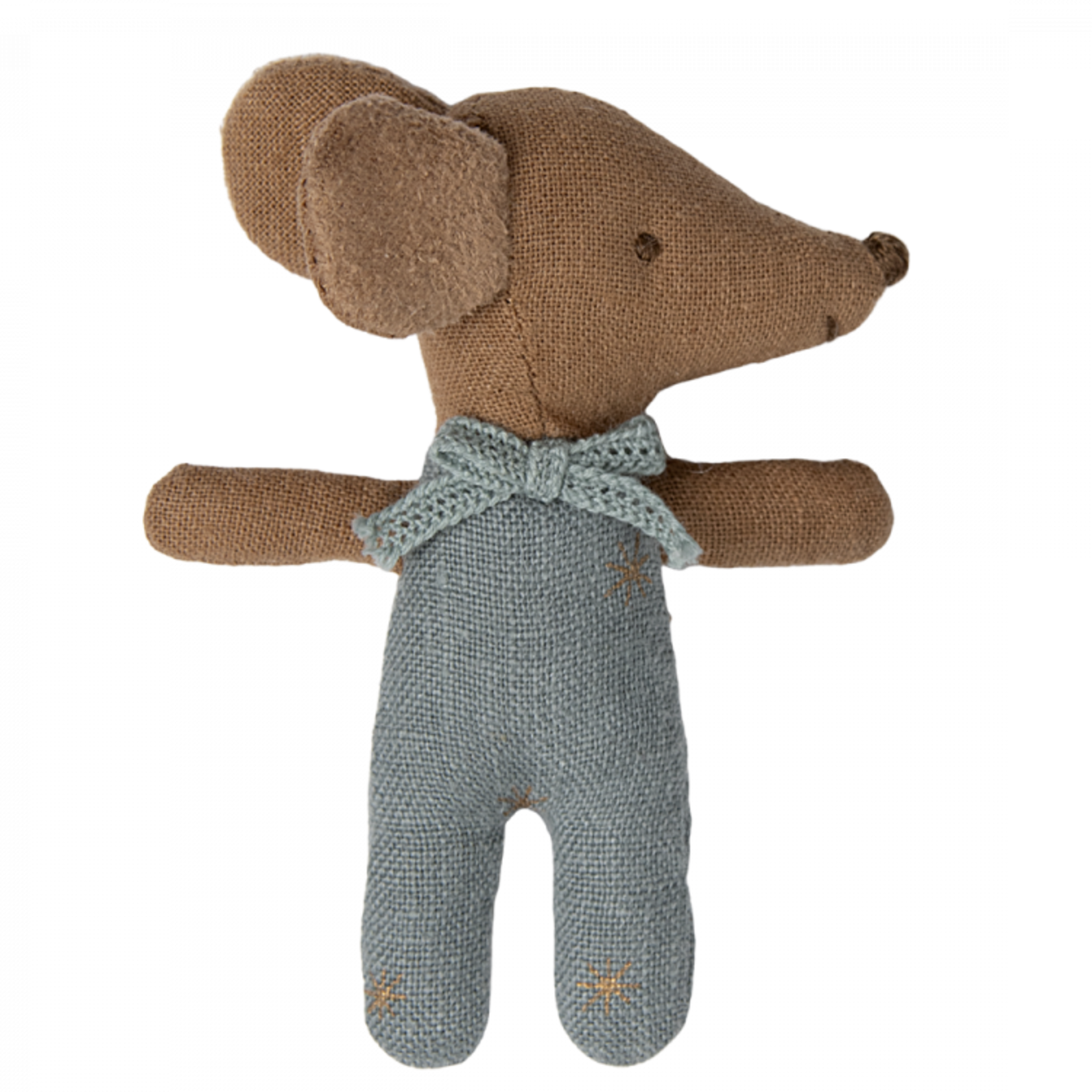 Maileg USA Sleepy Wakey Baby Mouse in Matchbox - Blue