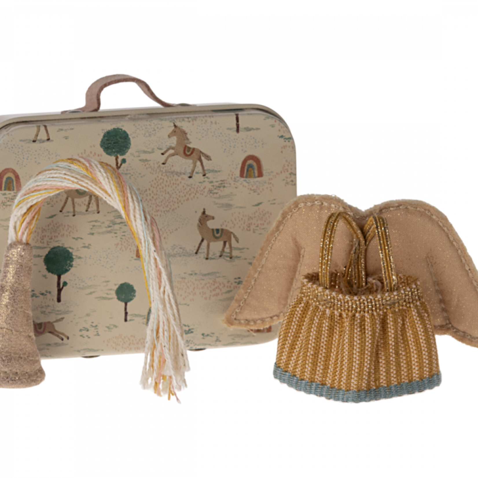 Maileg USA Fairy Clothes in Suitcase, Little Sister Mouse