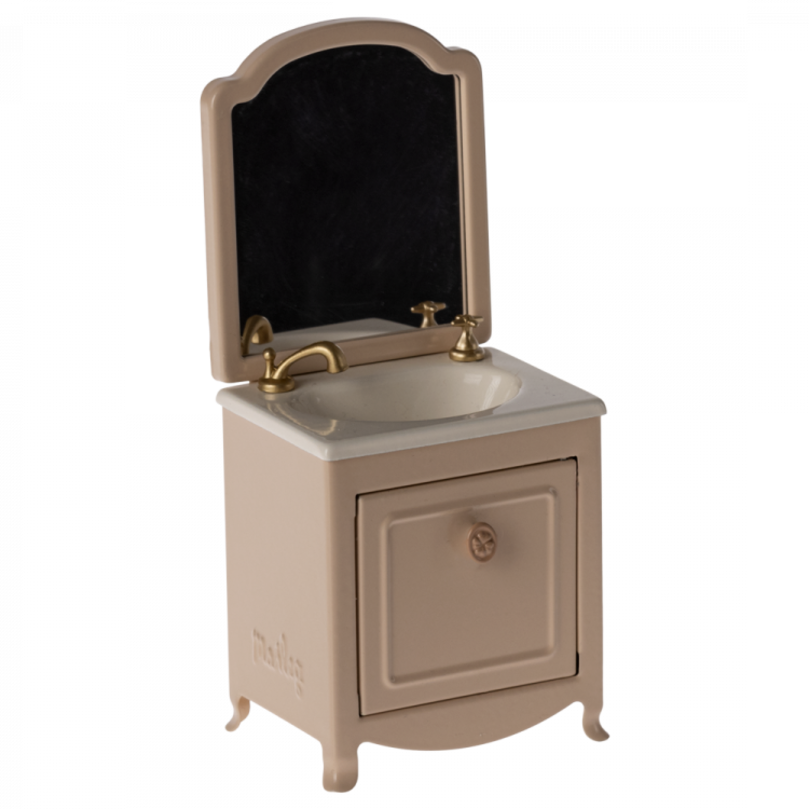 Maileg USA Sink dresser, Mouse - Powder