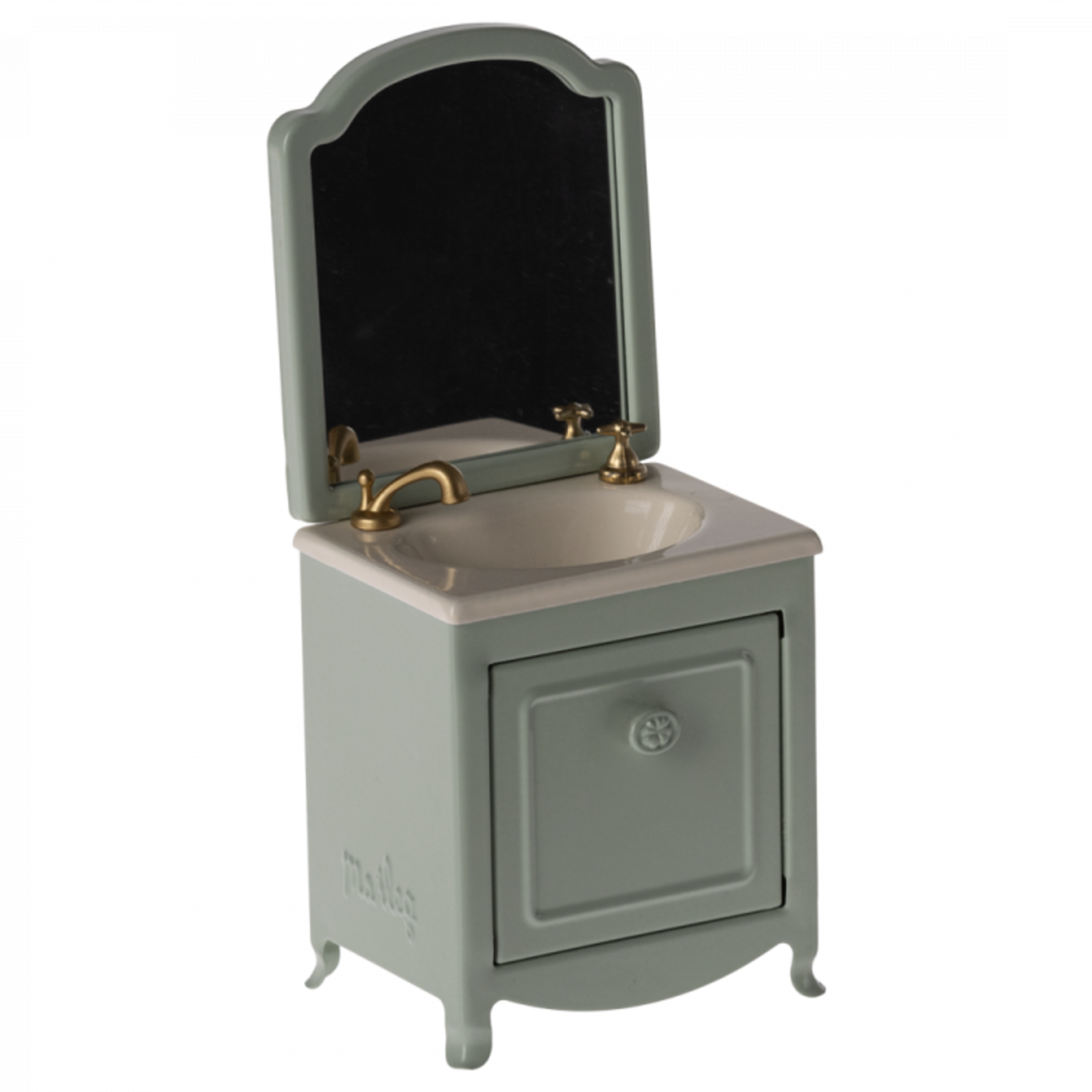 Maileg USA Sink dresser, Mouse - Mint