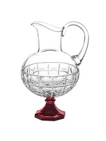 Vista Alegre Emporio Pitcher W/ Red Foot ( Discontinued)