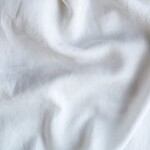 Bella Notte Linen Crib Sheet White