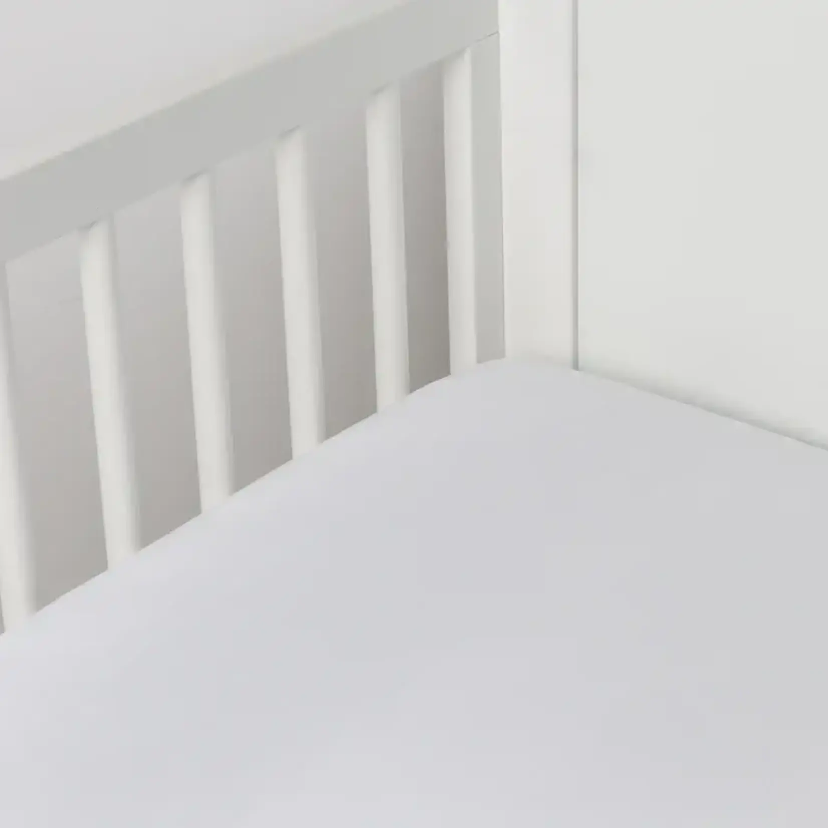 Bella Notte Madera Luxe Crib Sheet White