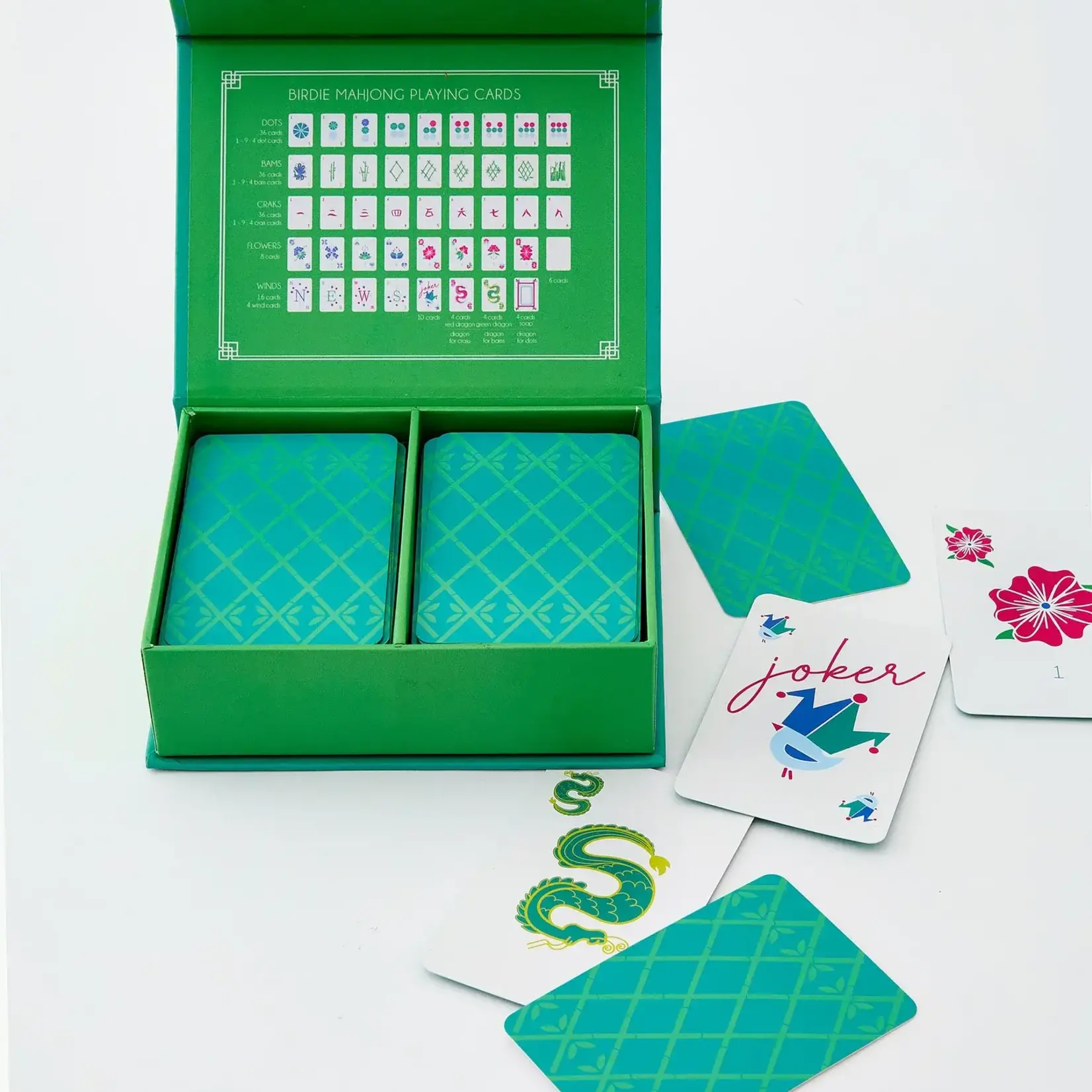 Oh My Mahjong Birdie Mahjong Playing Cards