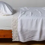 Bella Notte Madera Luxe with Donella Lace Flat Sheet