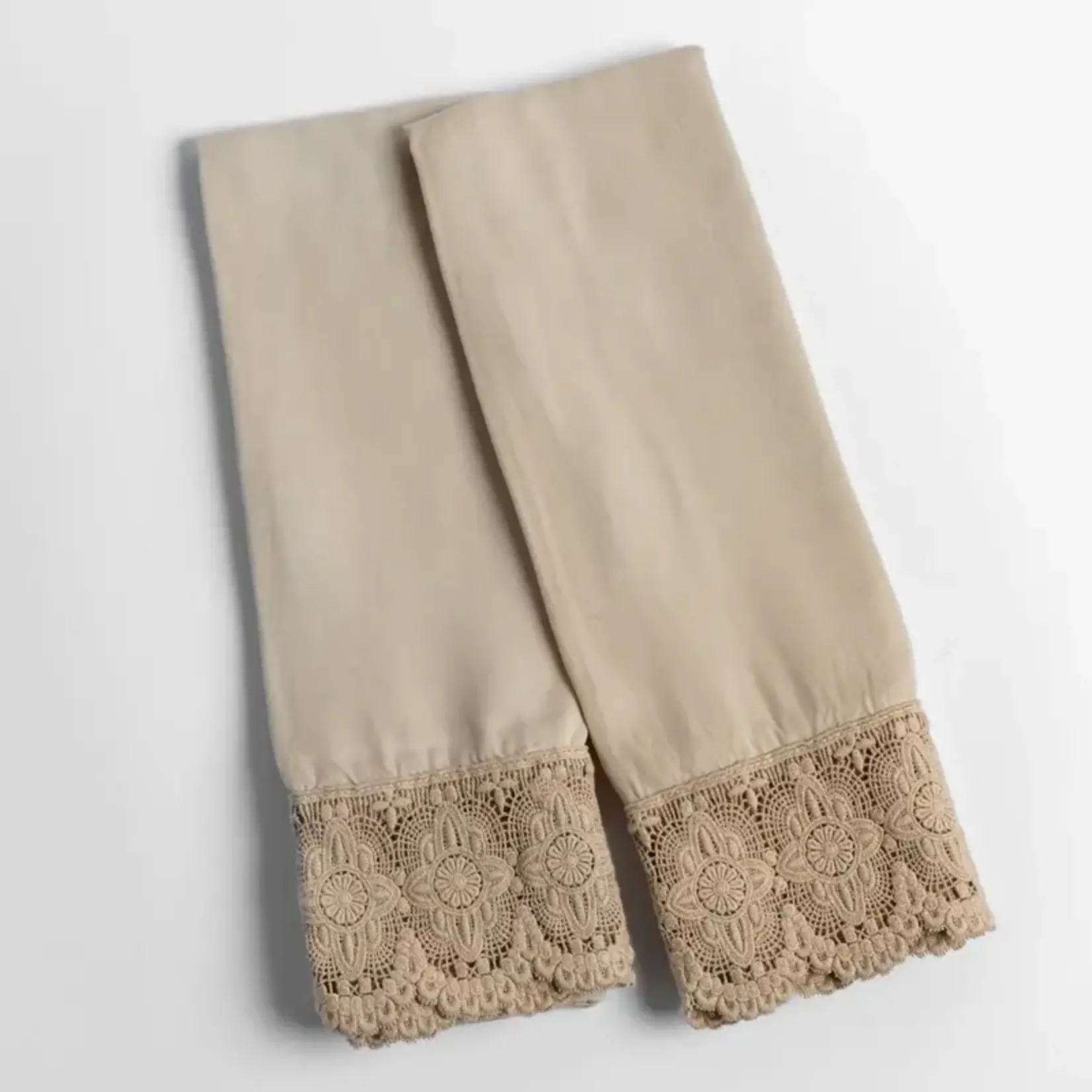 Bella Notte Madera Luxe with Donella Lace Pillowcase (Single)