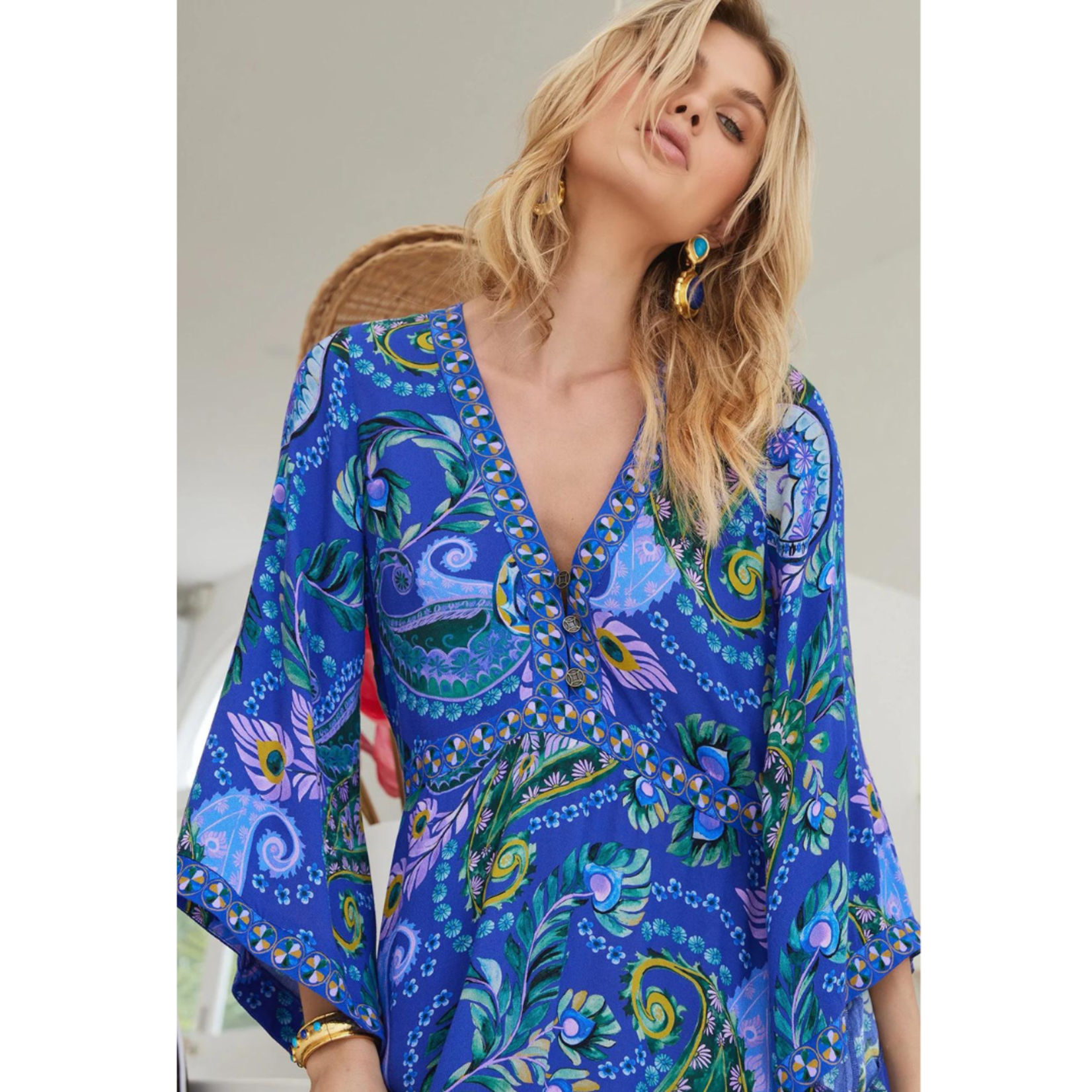Nine Lives Bazaar Mystic Lagoon Empire Dress