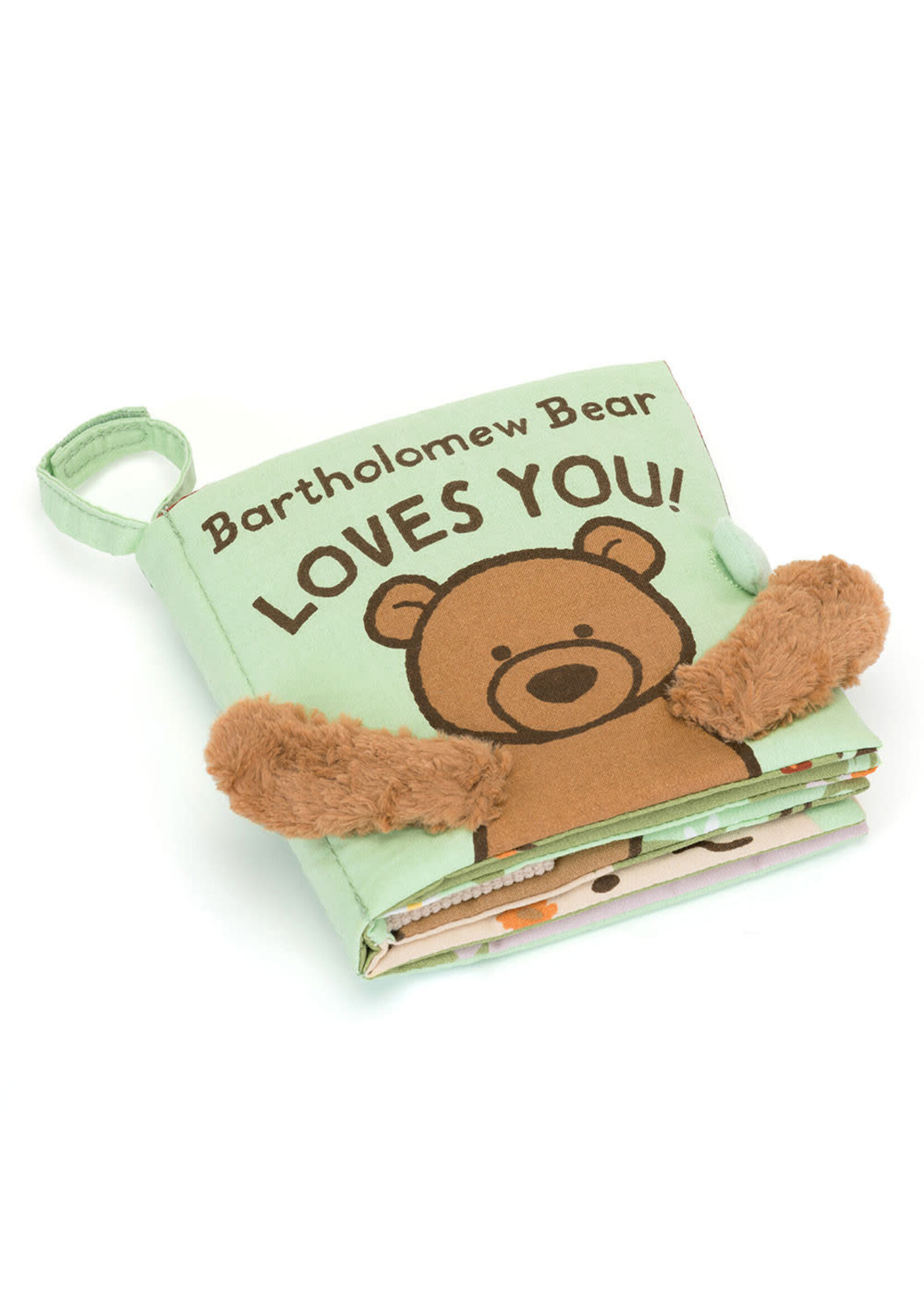 Jellycat Bartholomew Bear Loves You Book