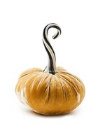 MacKenzie-Childs autumnology vanilla twisted stem velvet pumpkin