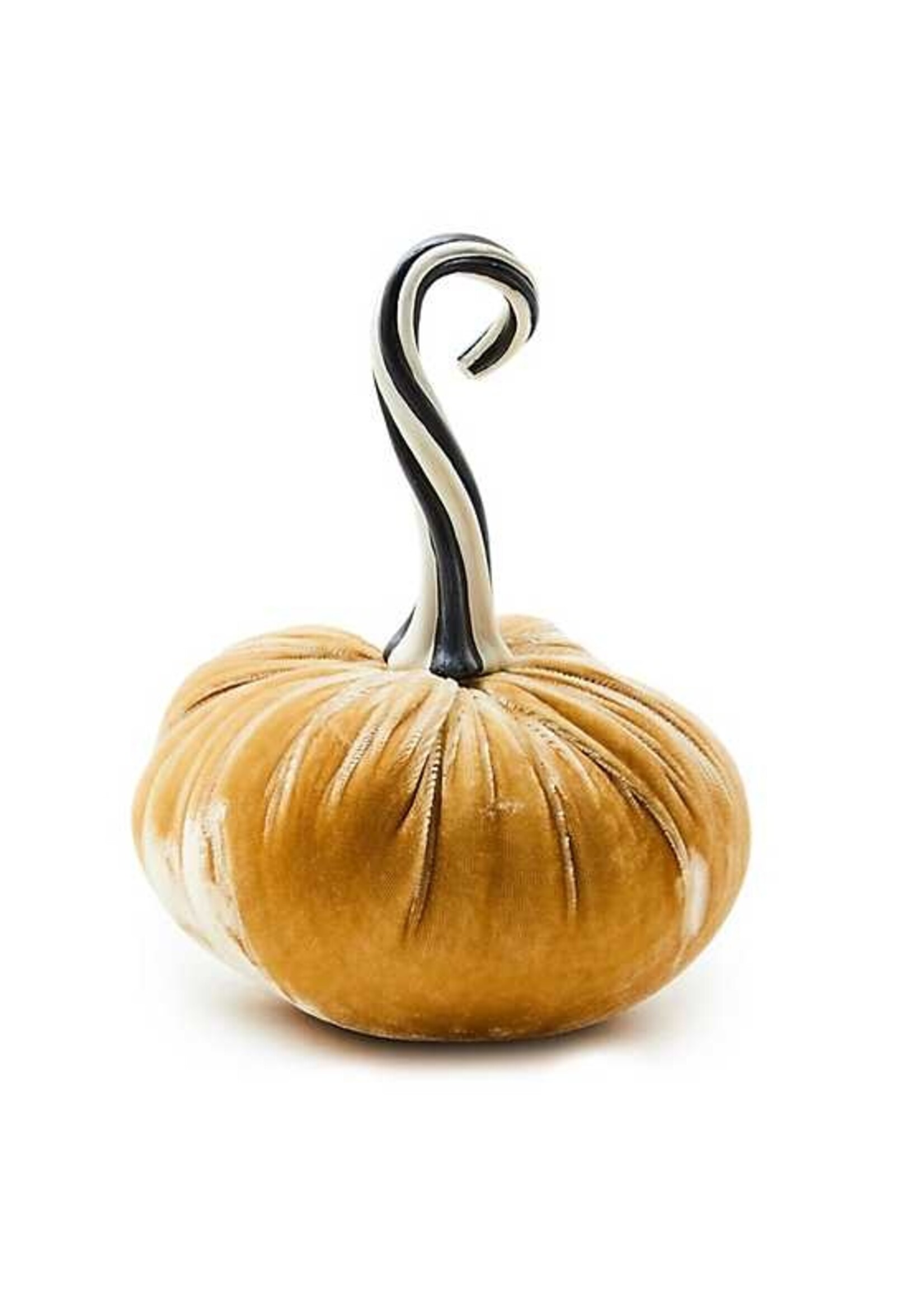 MacKenzie-Childs autumnology vanilla twisted stem velvet pumpkin