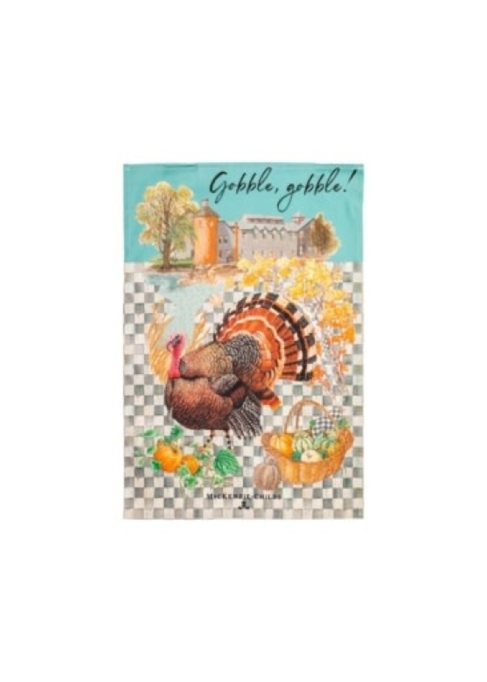 MacKenzie-Childs turkey dish towel