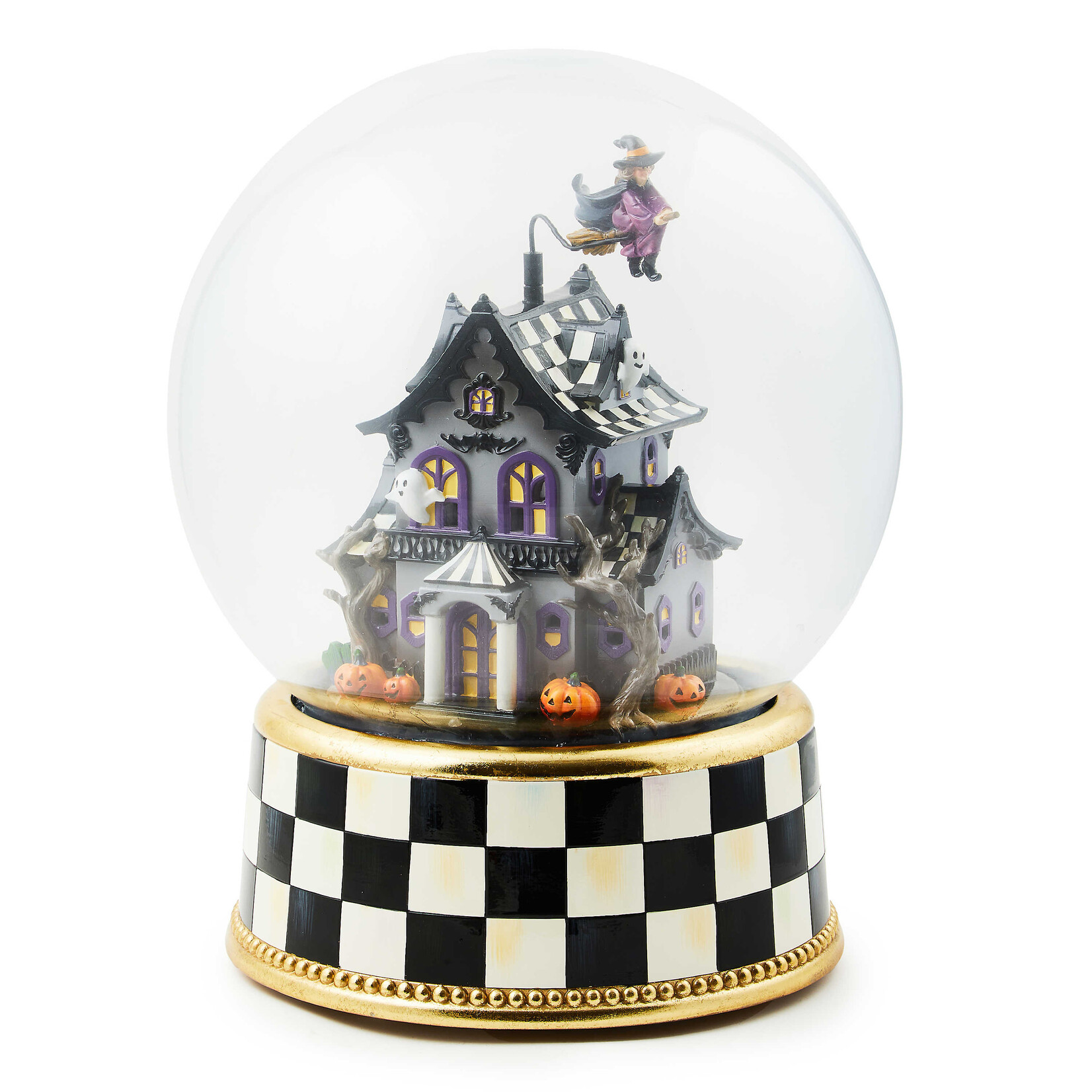 MacKenzie-Childs halloween haunted house globe