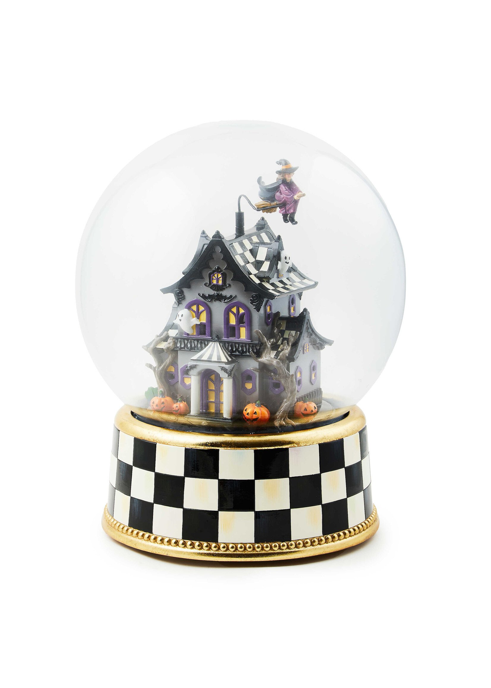 MacKenzie-Childs halloween haunted house globe