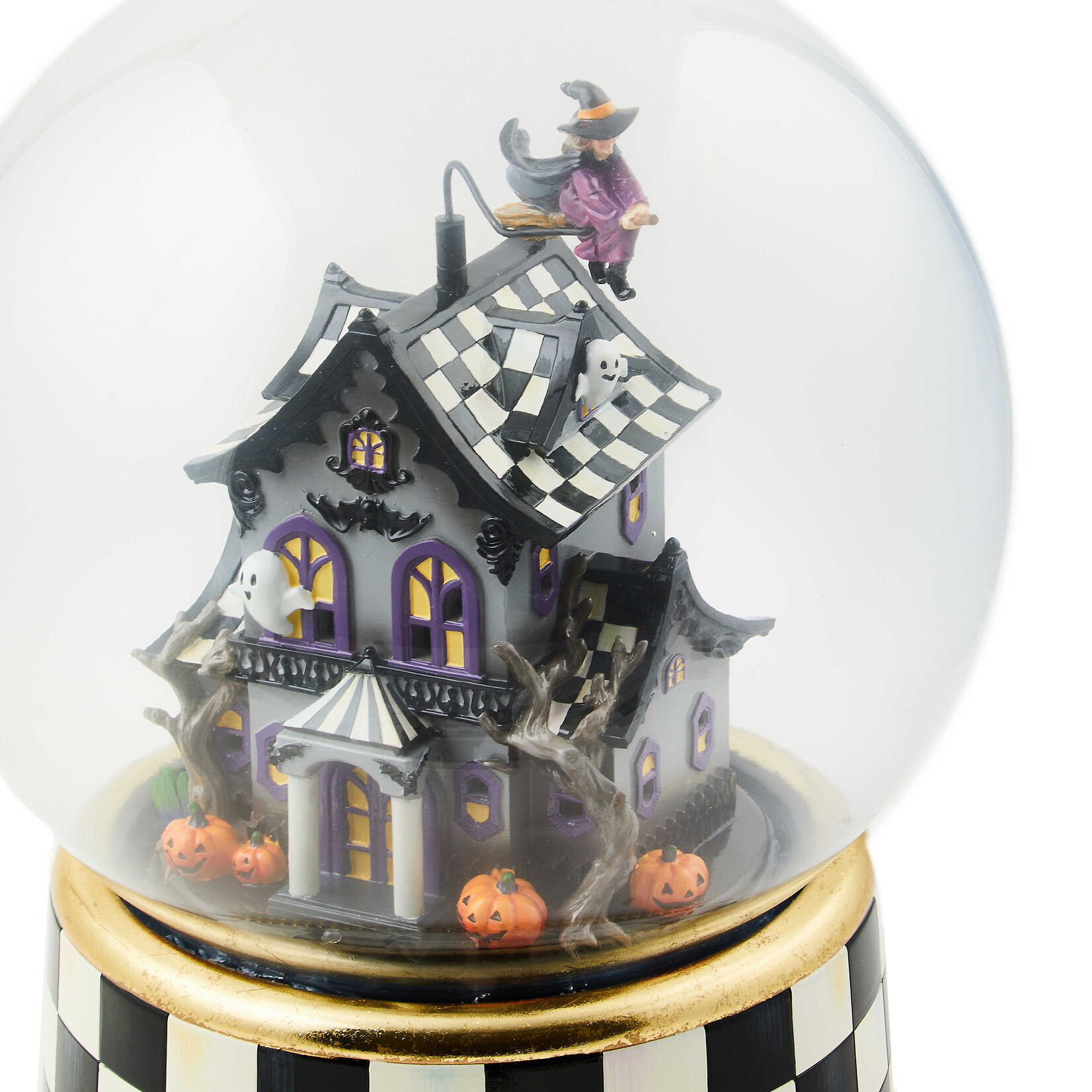MacKenzie-Childs halloween haunted house globe