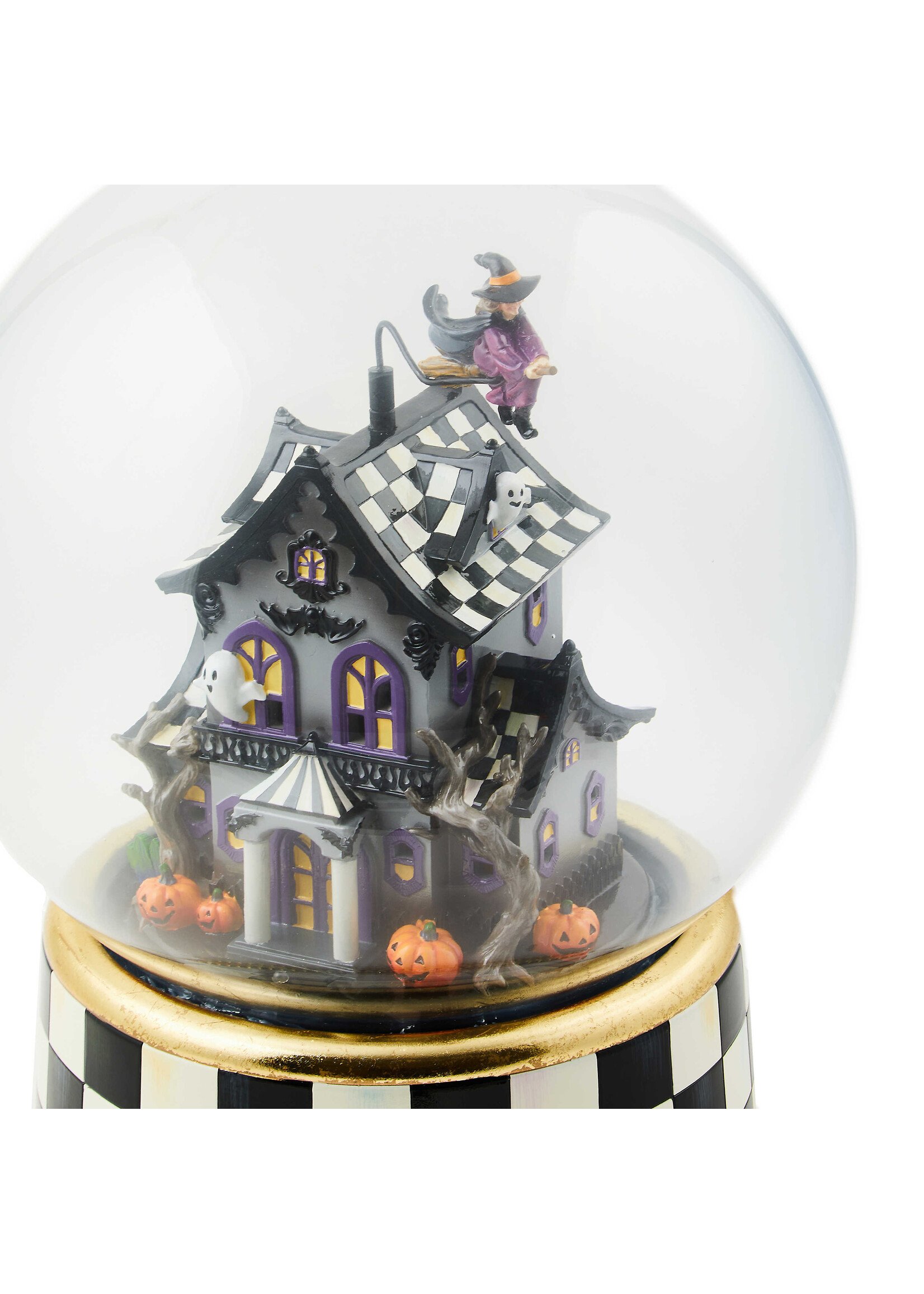 MacKenzie-Childs halloween haunted house globe